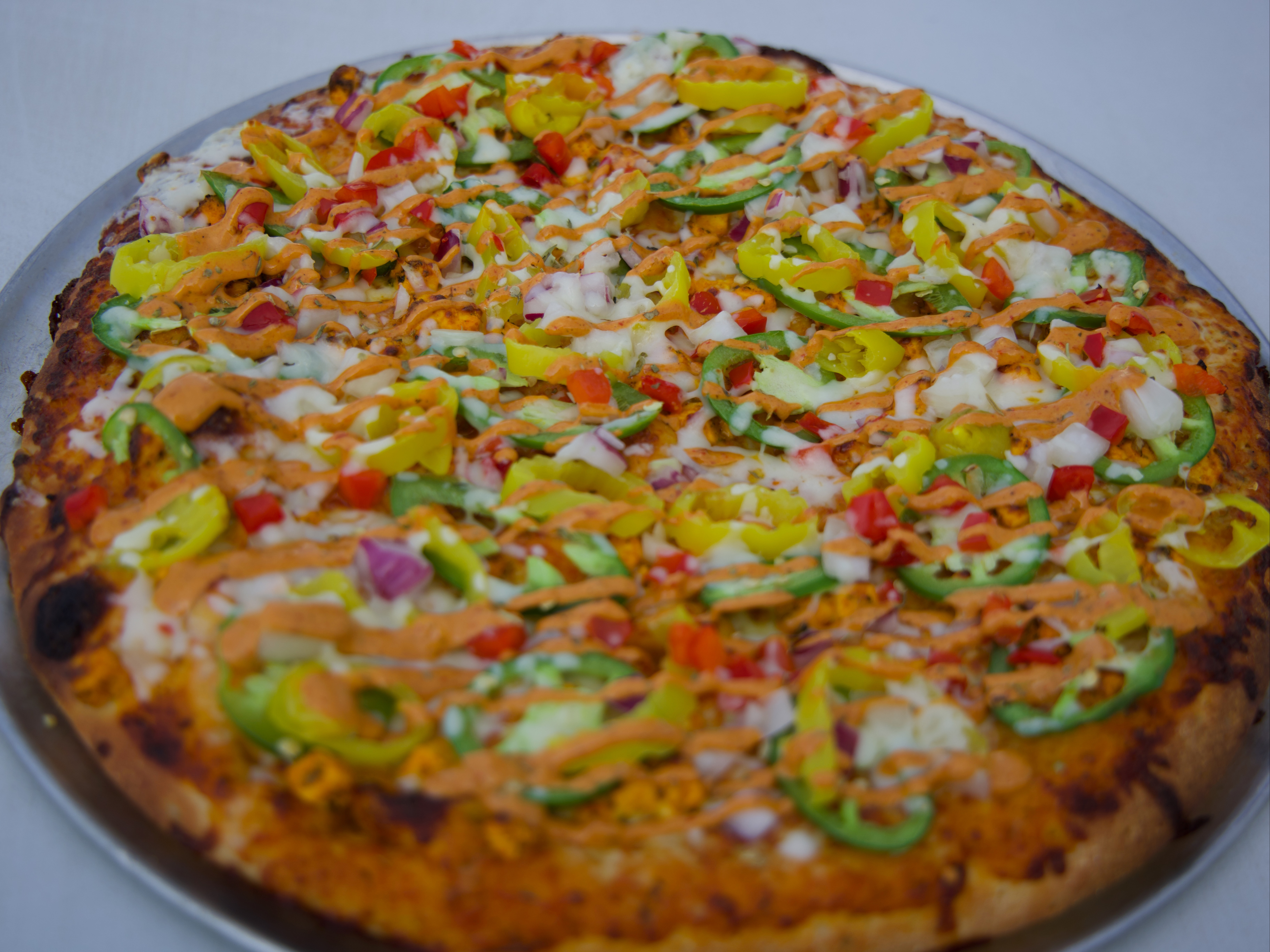AK-47 Paneer Pizza.