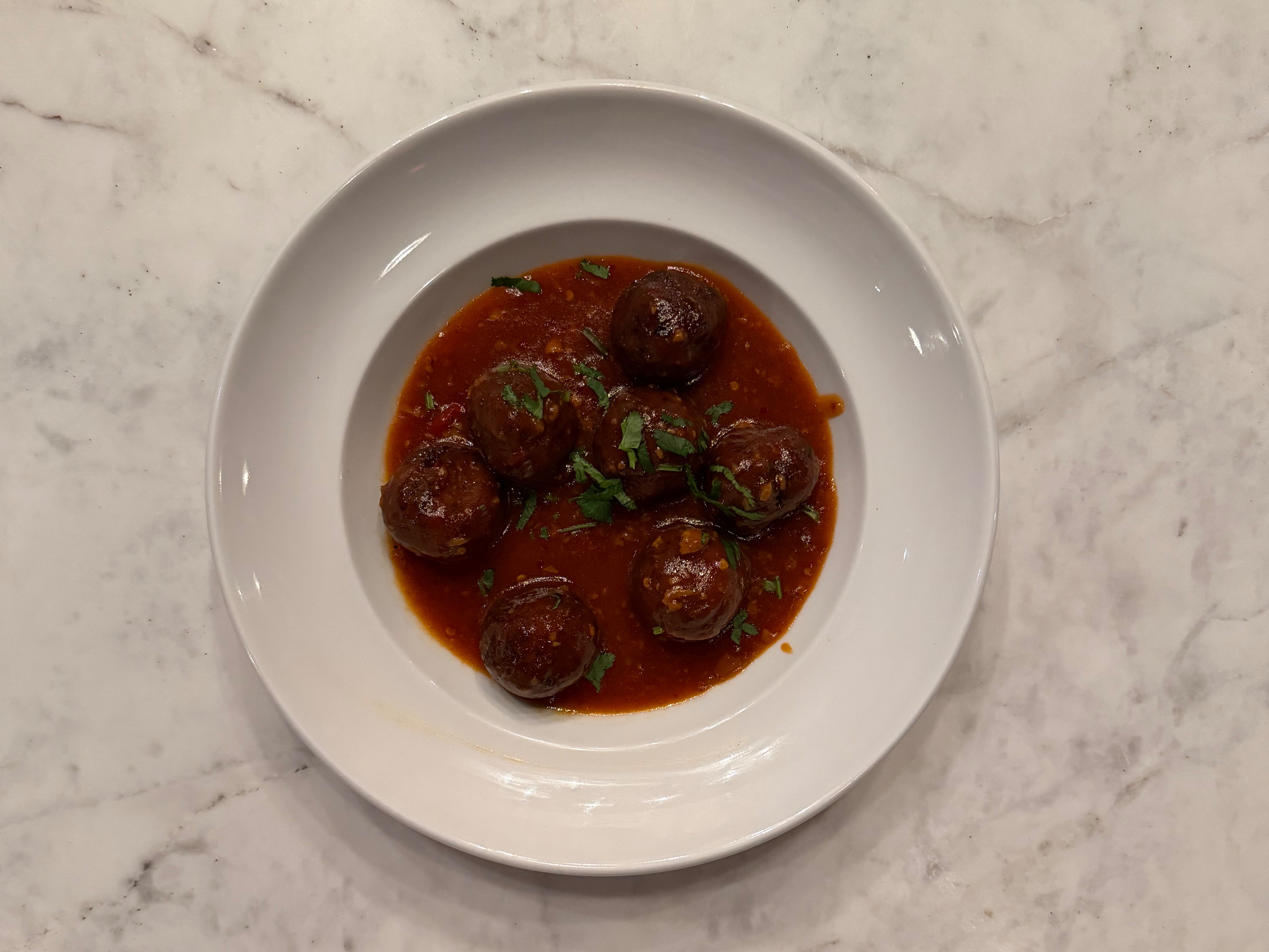 Veg Manchurian.