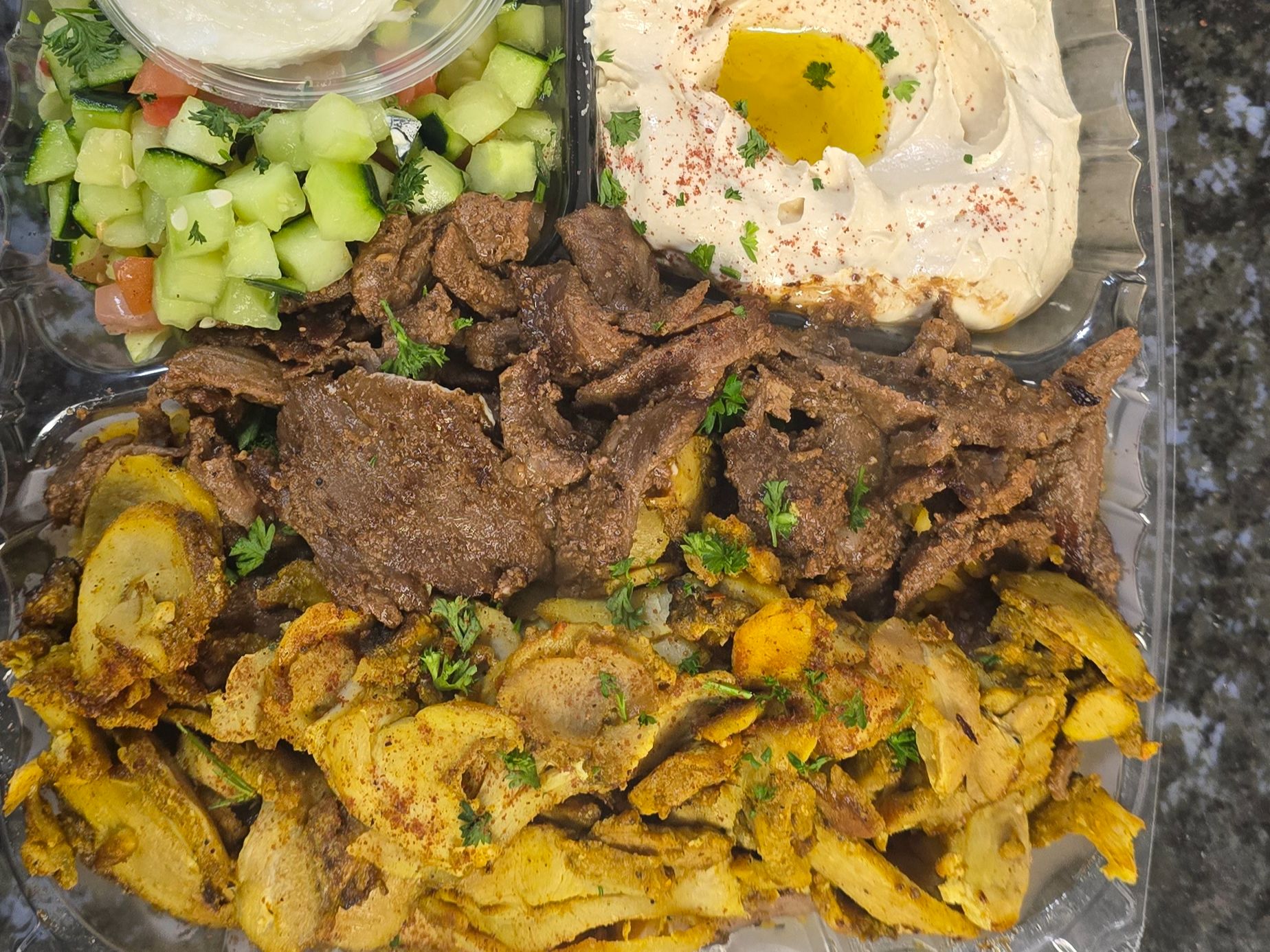 Mix Shawarma Platter.