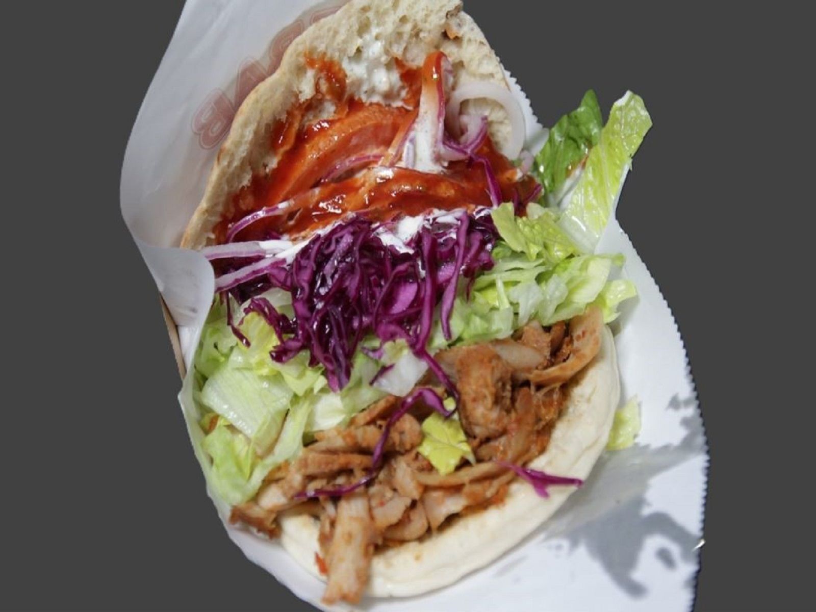 Chicken Adana Doner Kebab.