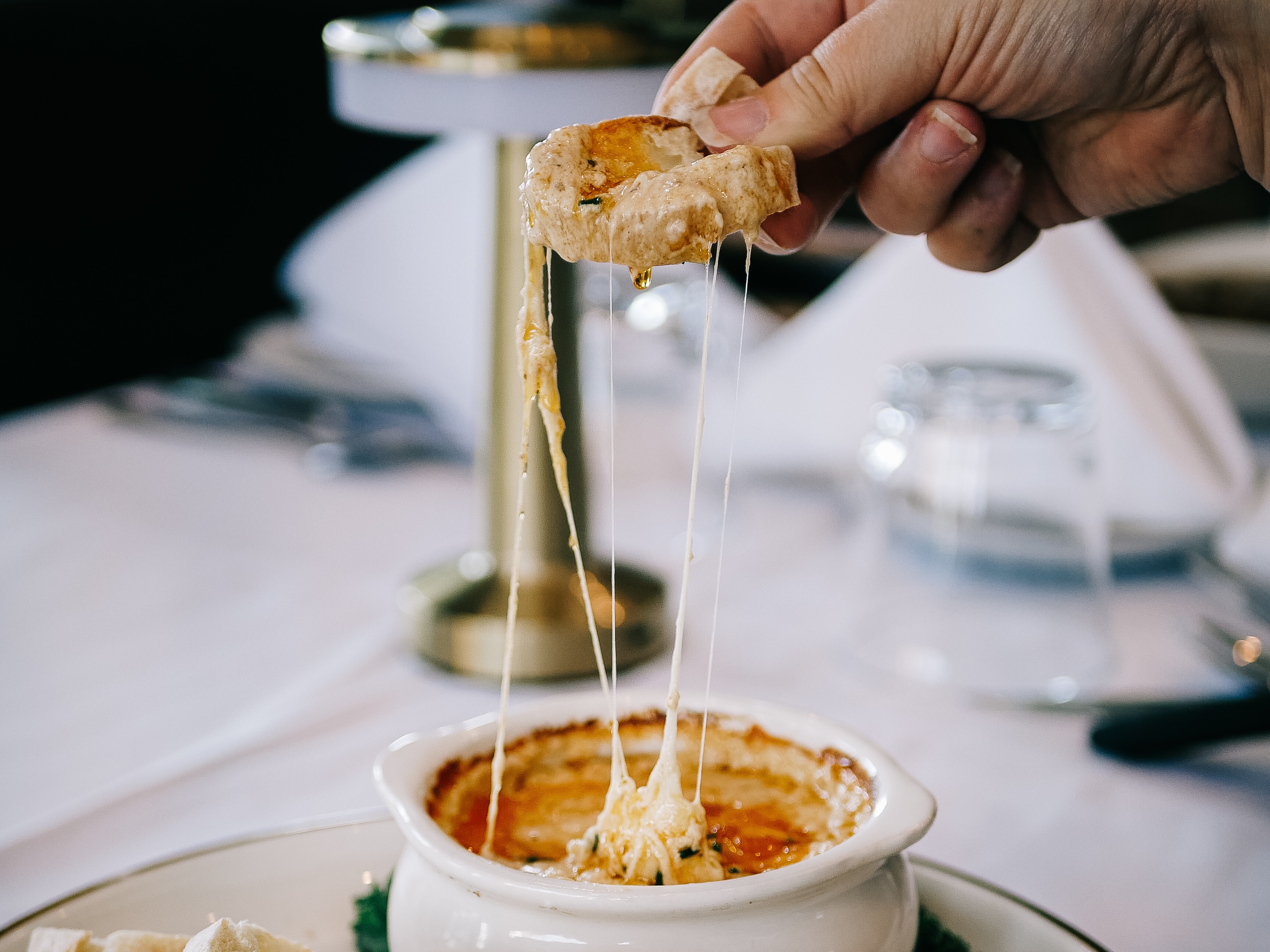 Cheesy Hot Crab Dip.