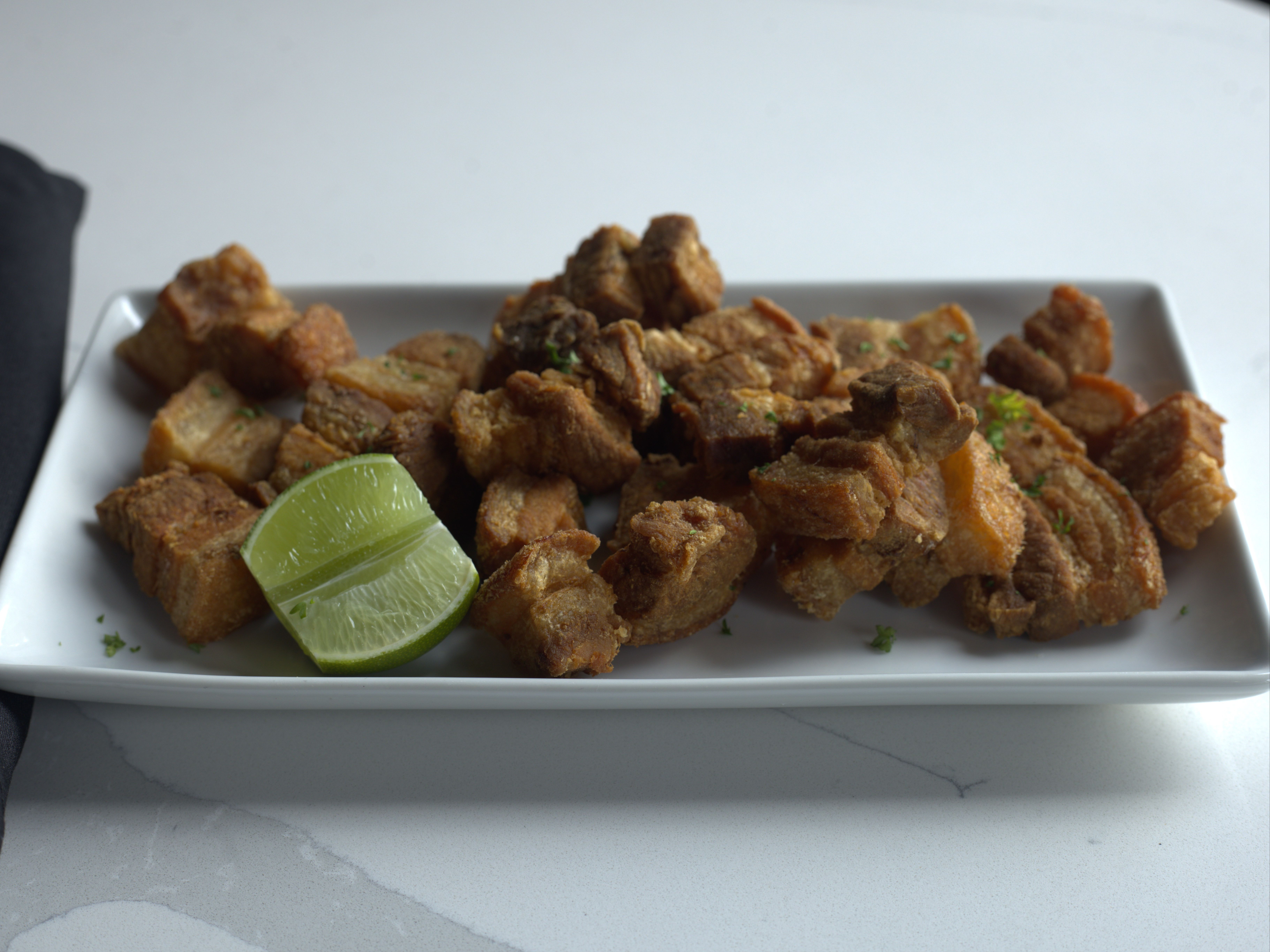 Torresmo (Fried Pork Belly).