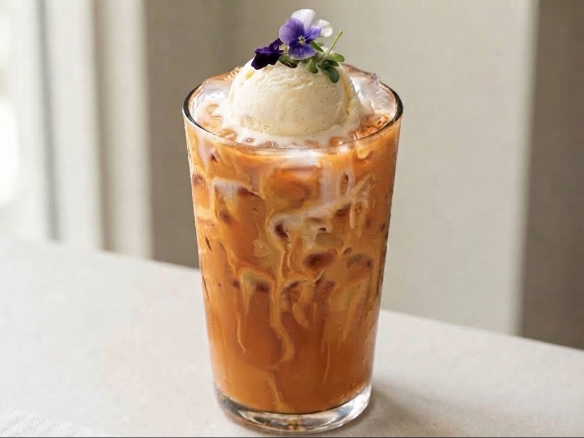Thai Tea Float.