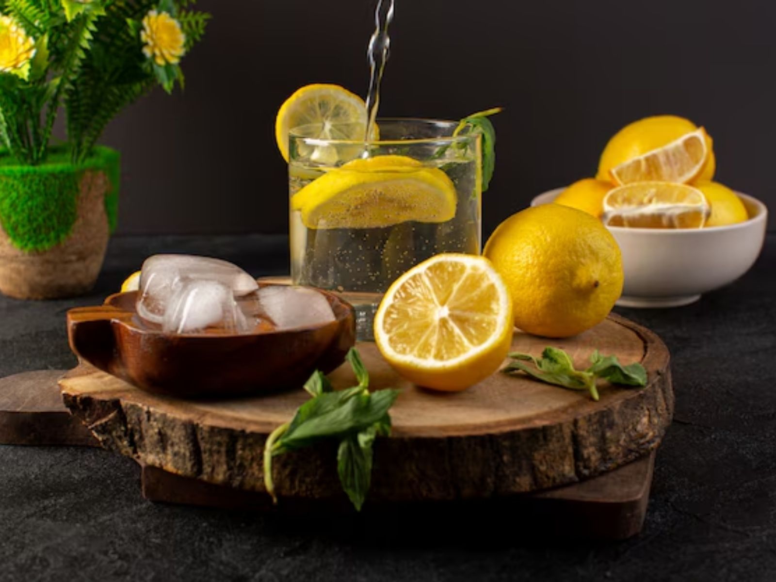 Fresh Lemon Juice.