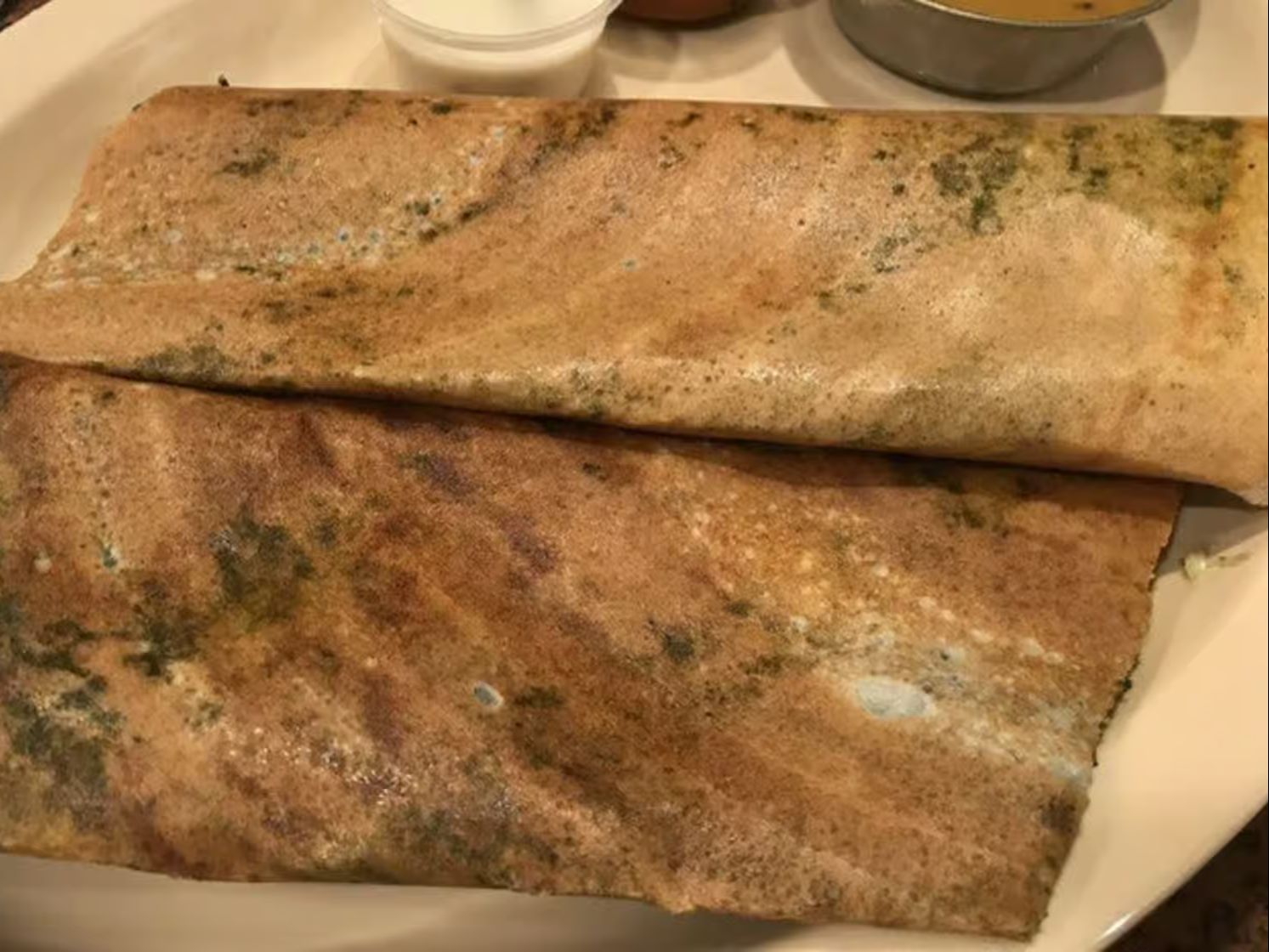 Spinach Paneer Dosa
