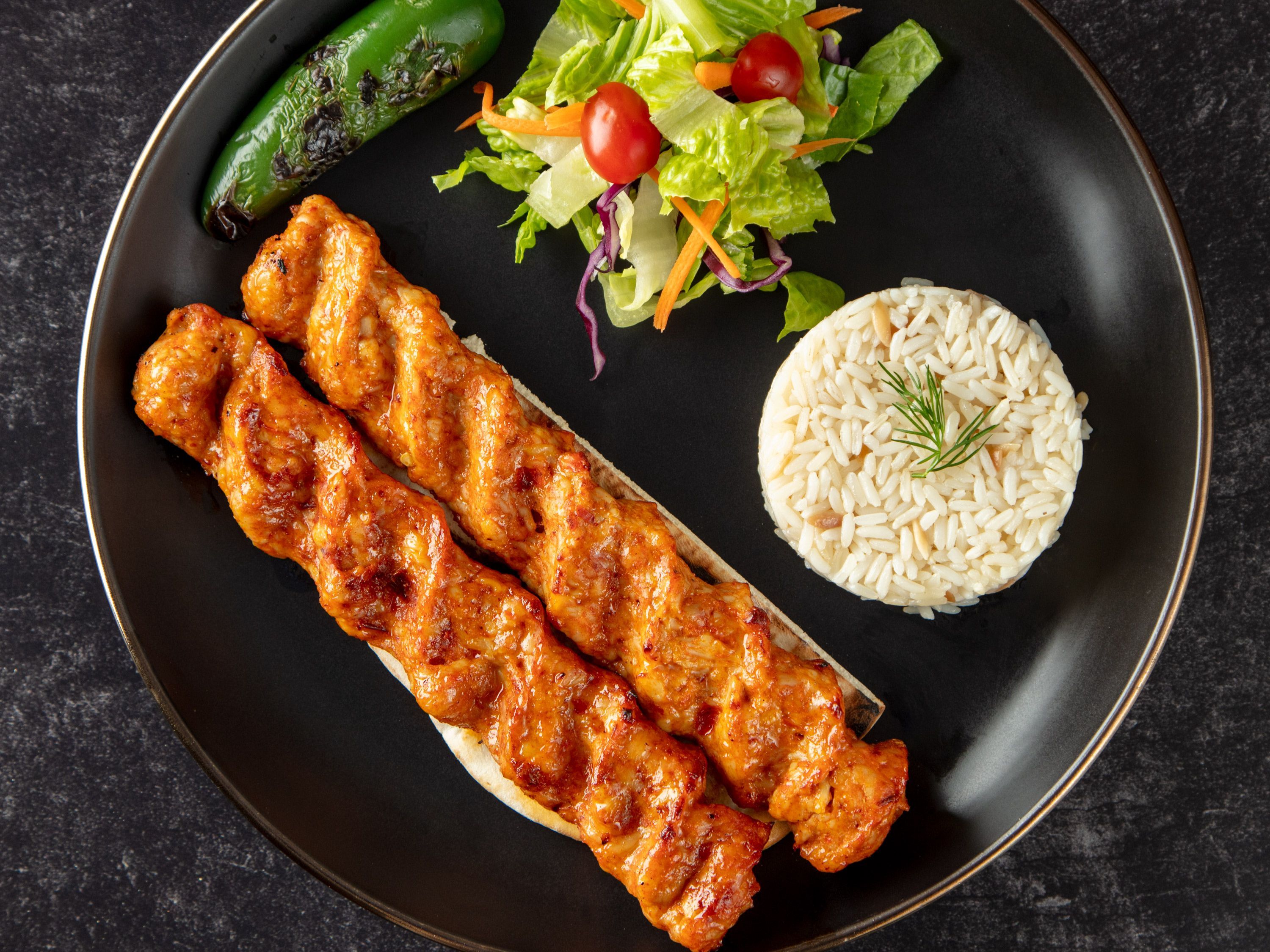 Chicken Adana Catering.