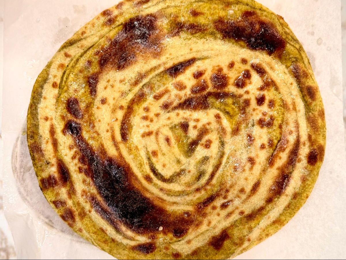 Mint Lacha Paratha