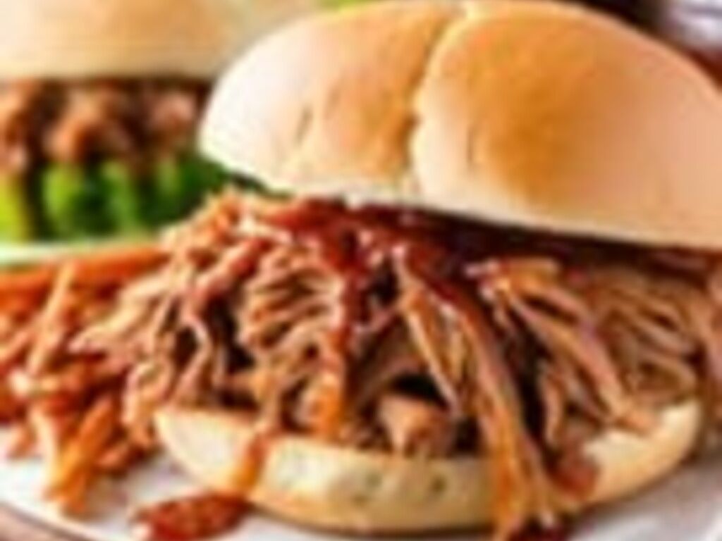BBQ Pulled Pork Sandwich.