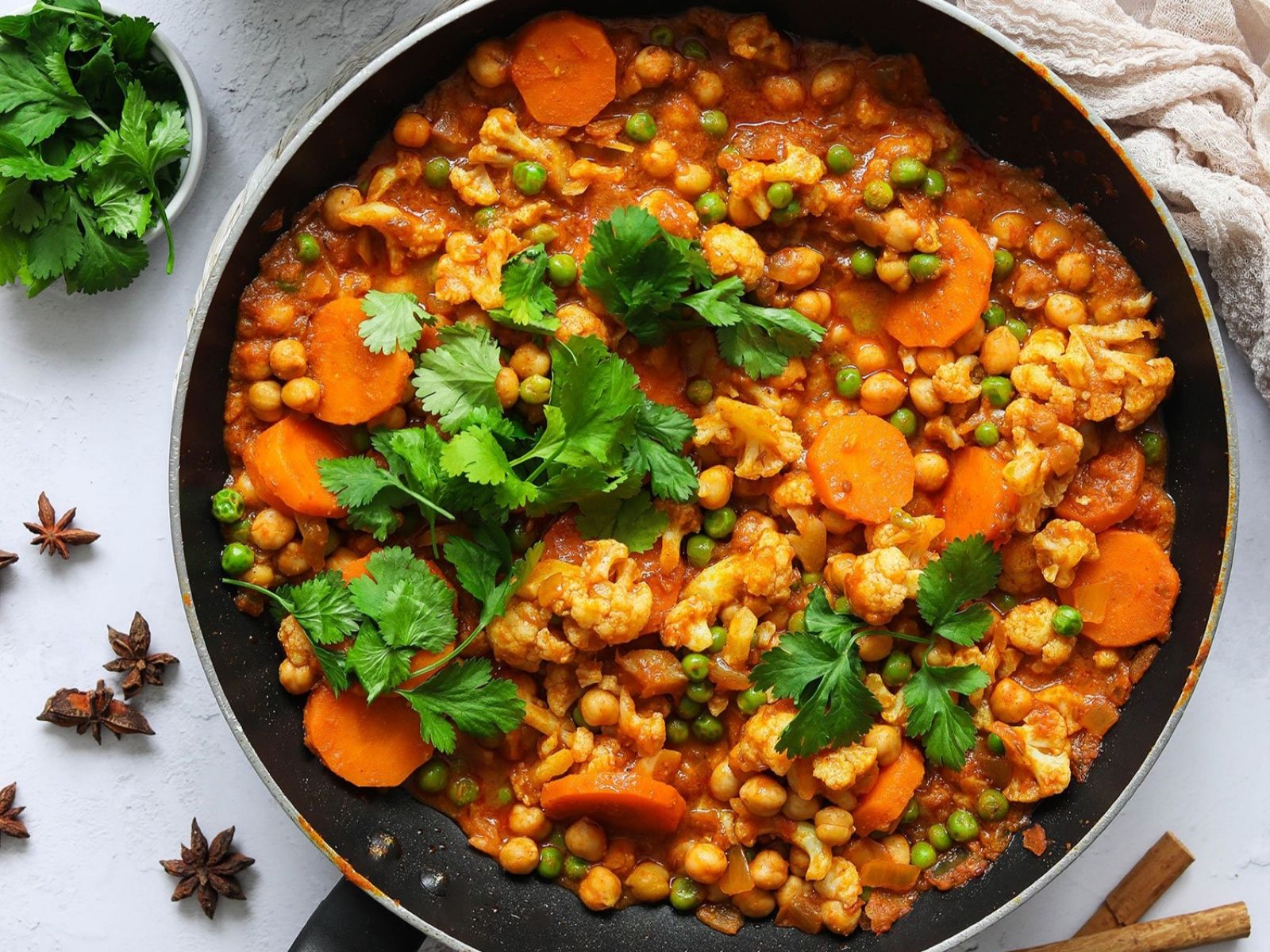 Vegetable Jalfrezi.