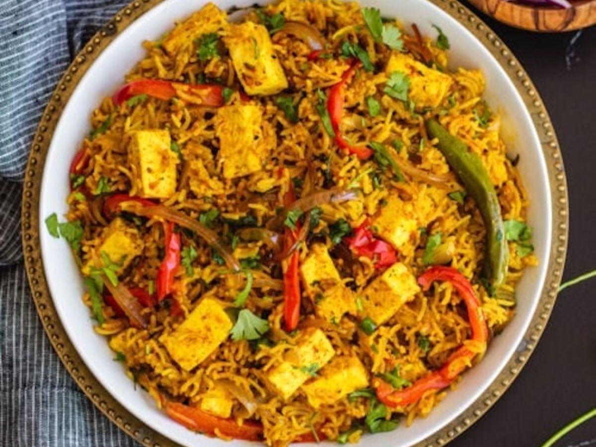 Paneer Biryani.