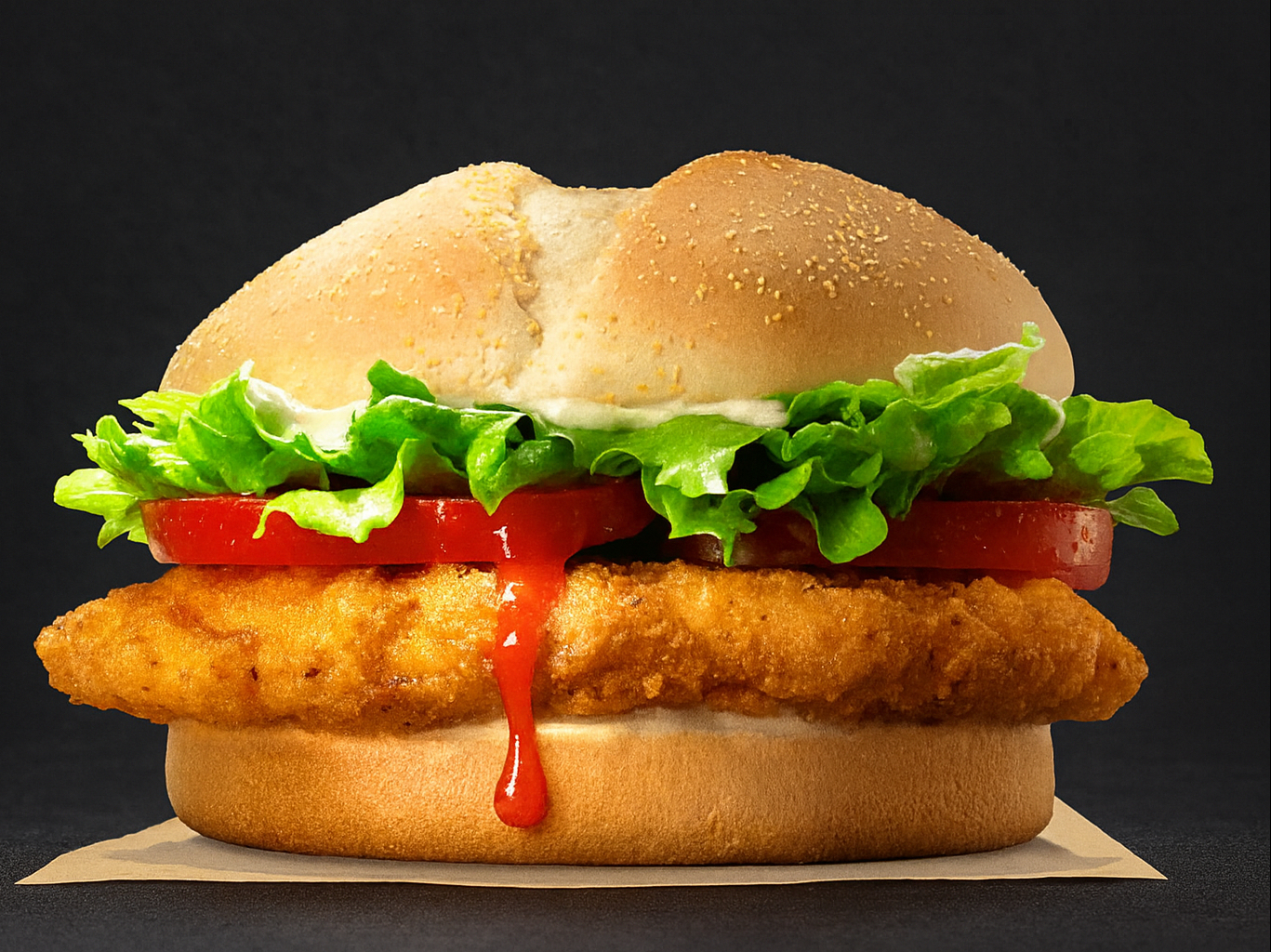 #29 Zinger Chicken Sandwich Combo.