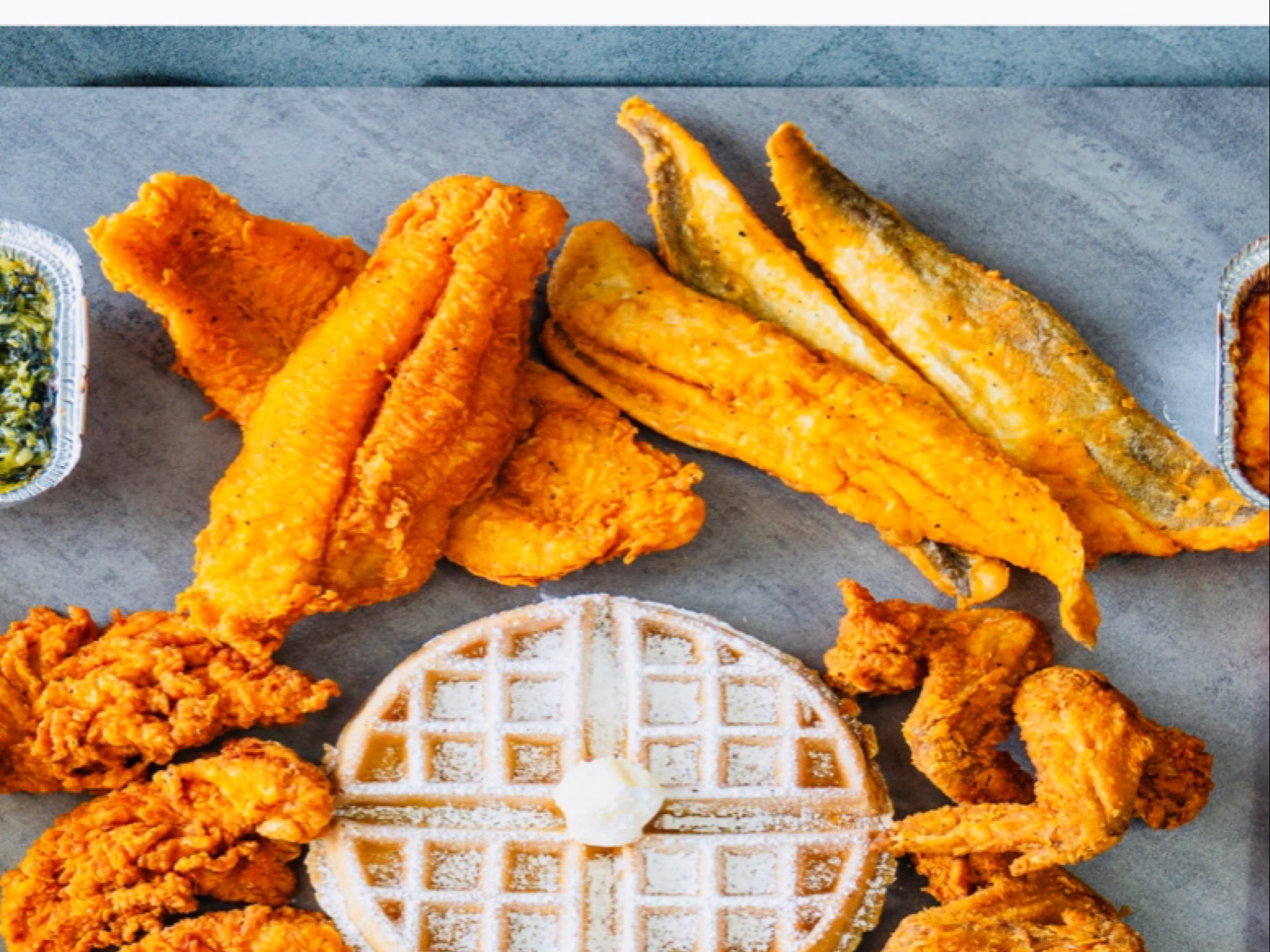 5 Catfish & 1 Waffle.
