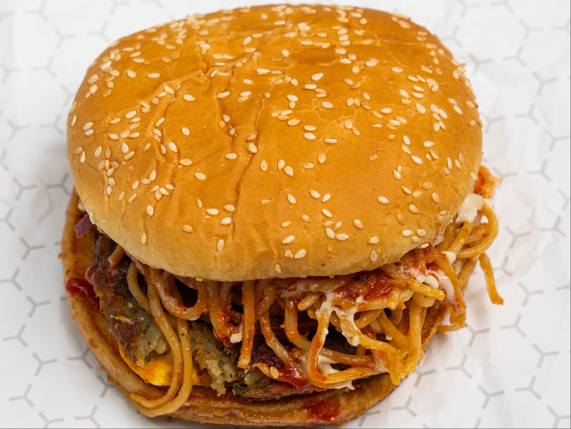 Veggie Noodle Burger.