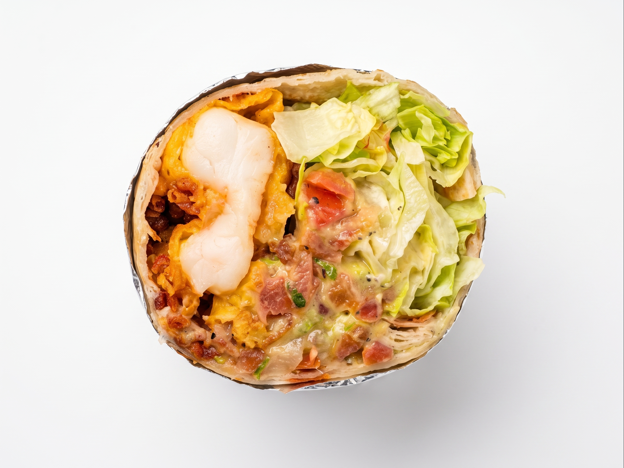 Baja Shrimp Burrito.