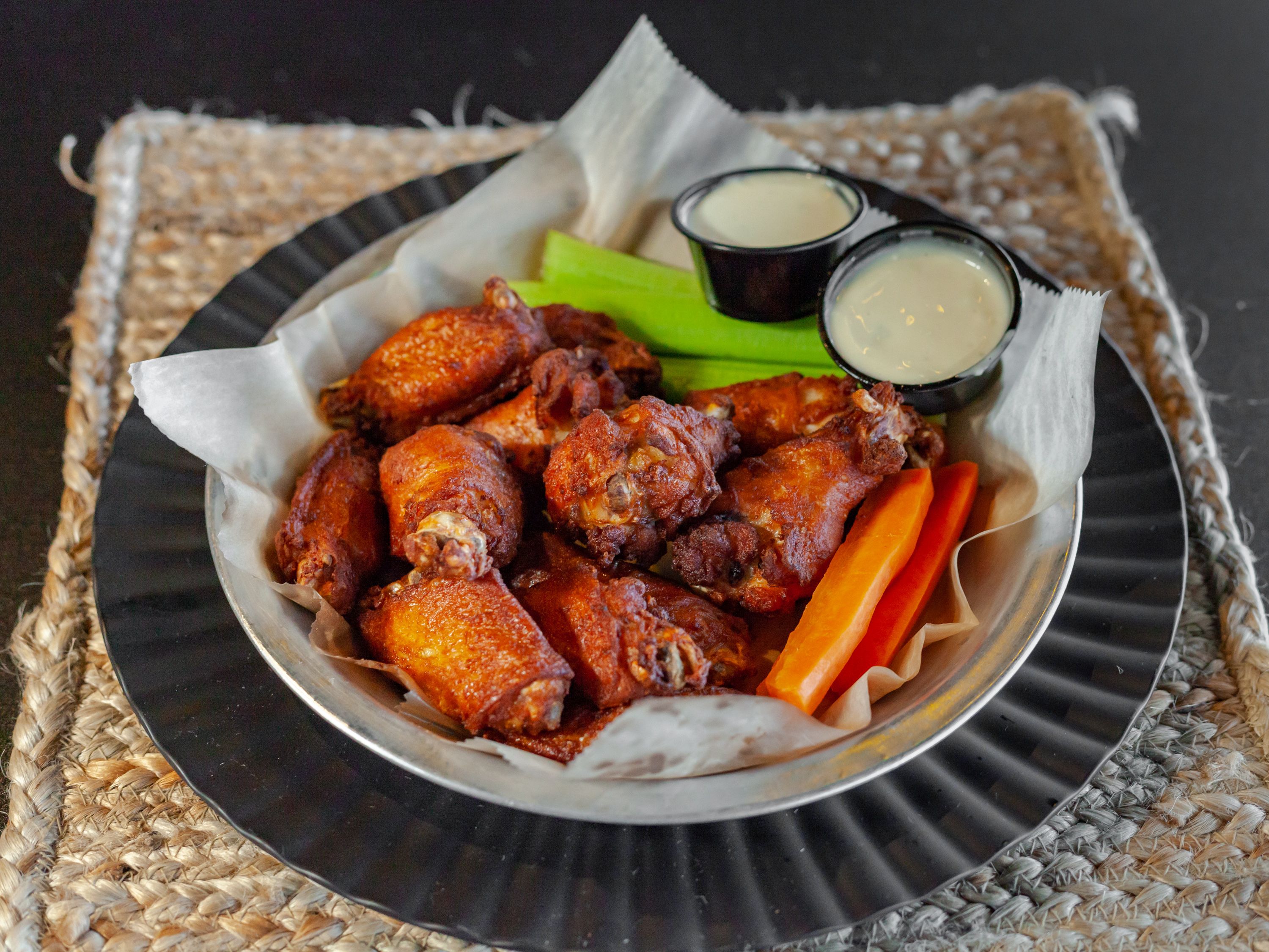 10 Pc Boneless Wings (Two Sauces).