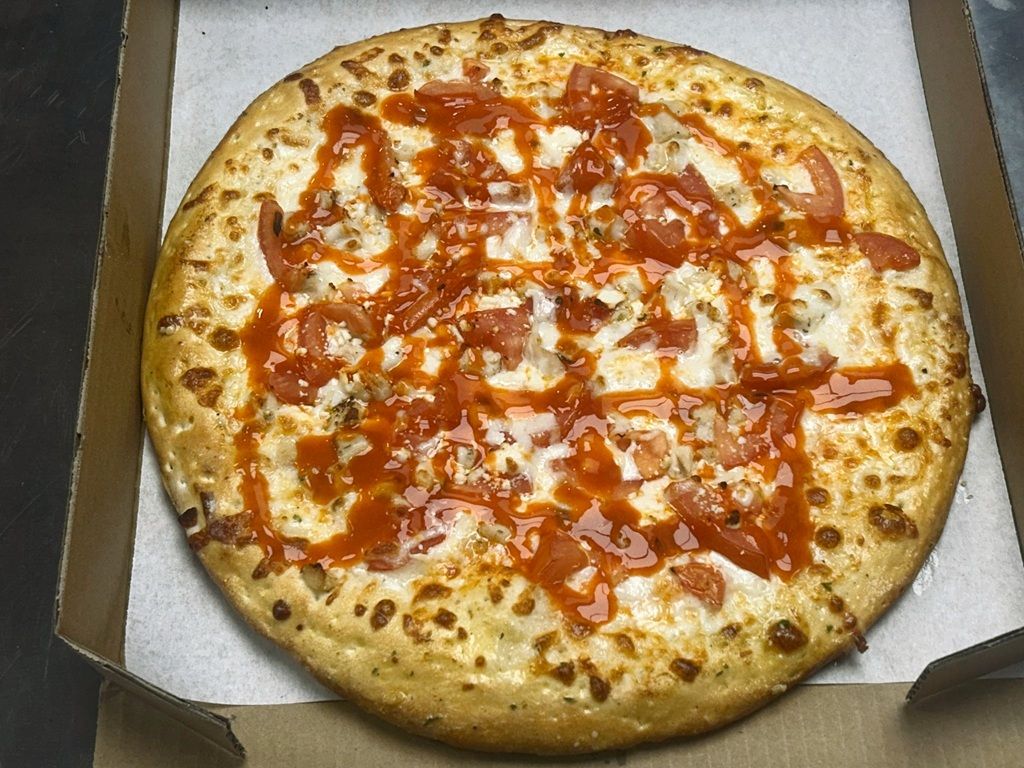 Buffalo Chicken Pizza.