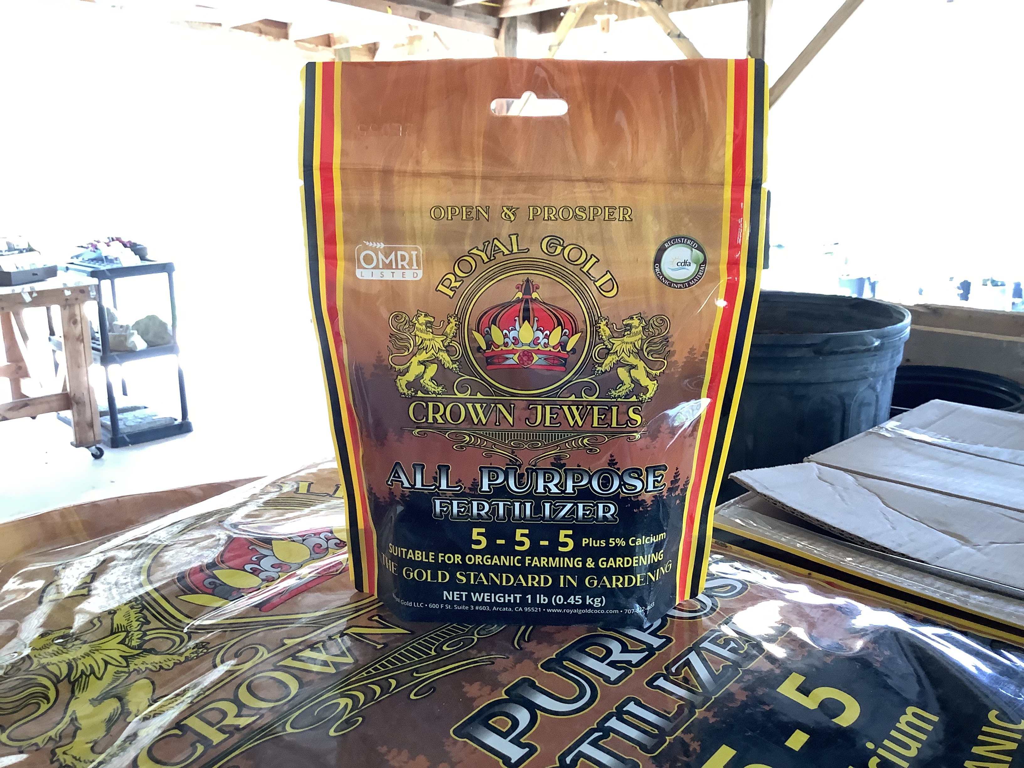 Organic Fertilizer, Royal Gold 5-5-5 (1 lb)