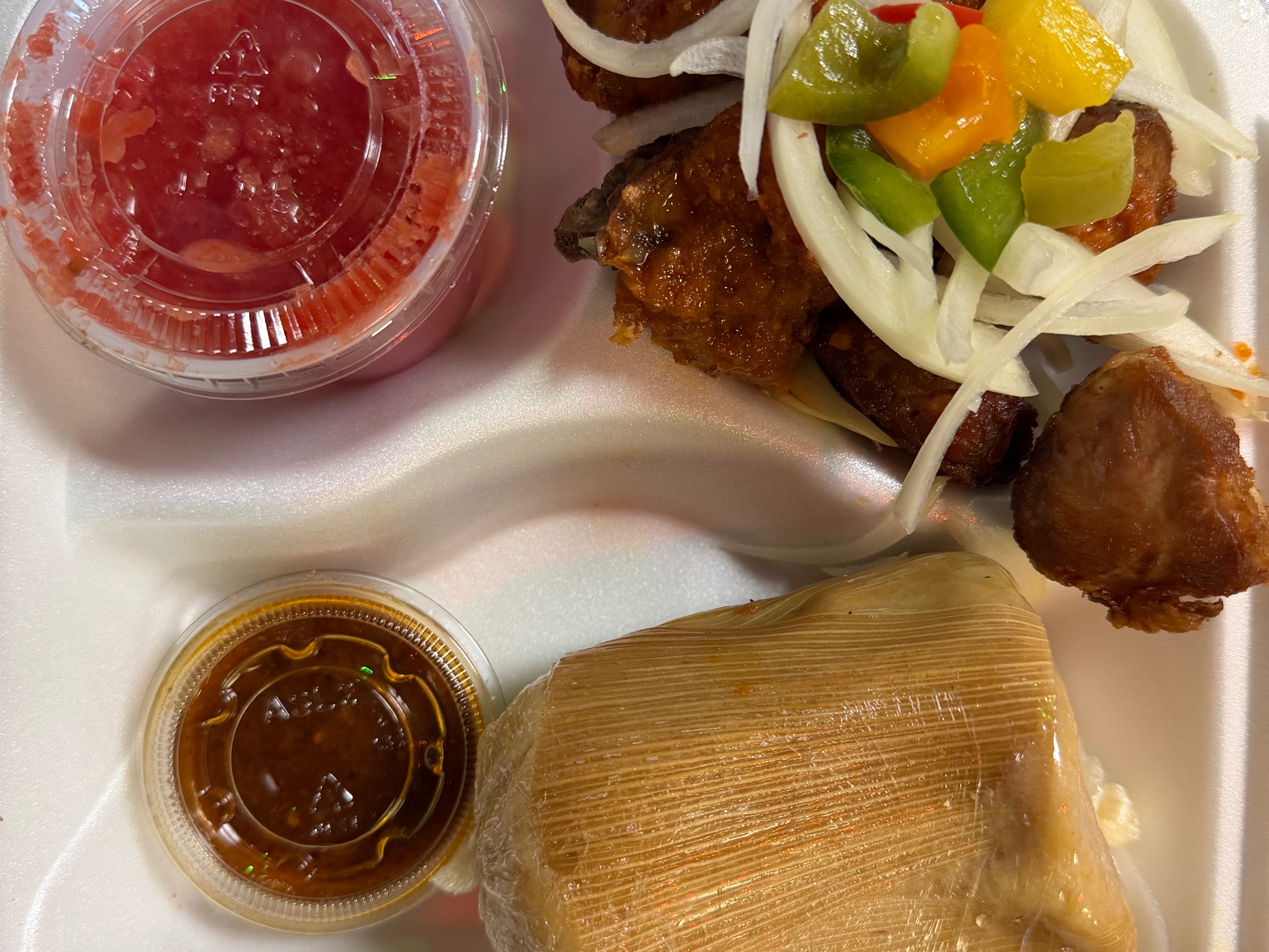 Kenkey w/ Chofi.
