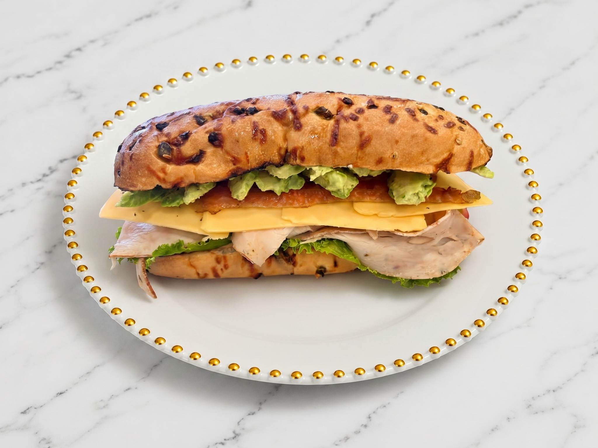 The firehouse Gouda Sandwich.