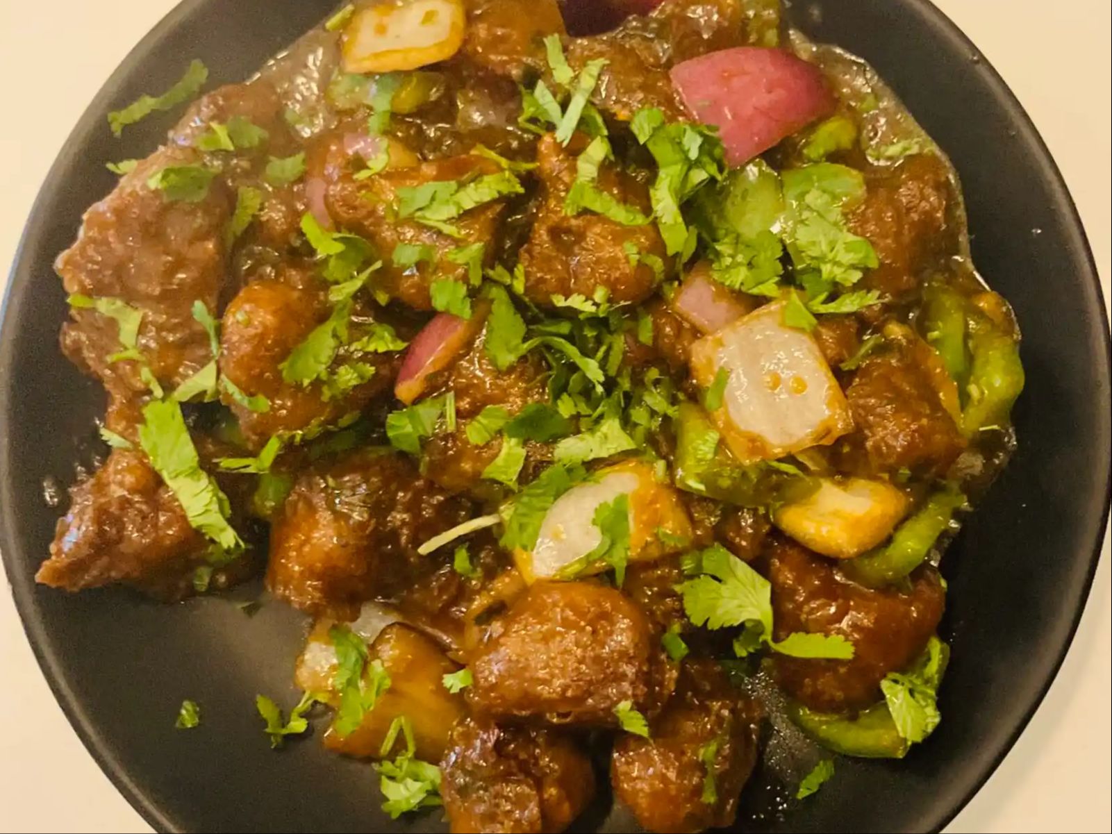 Veg Manchurian Dry Tray