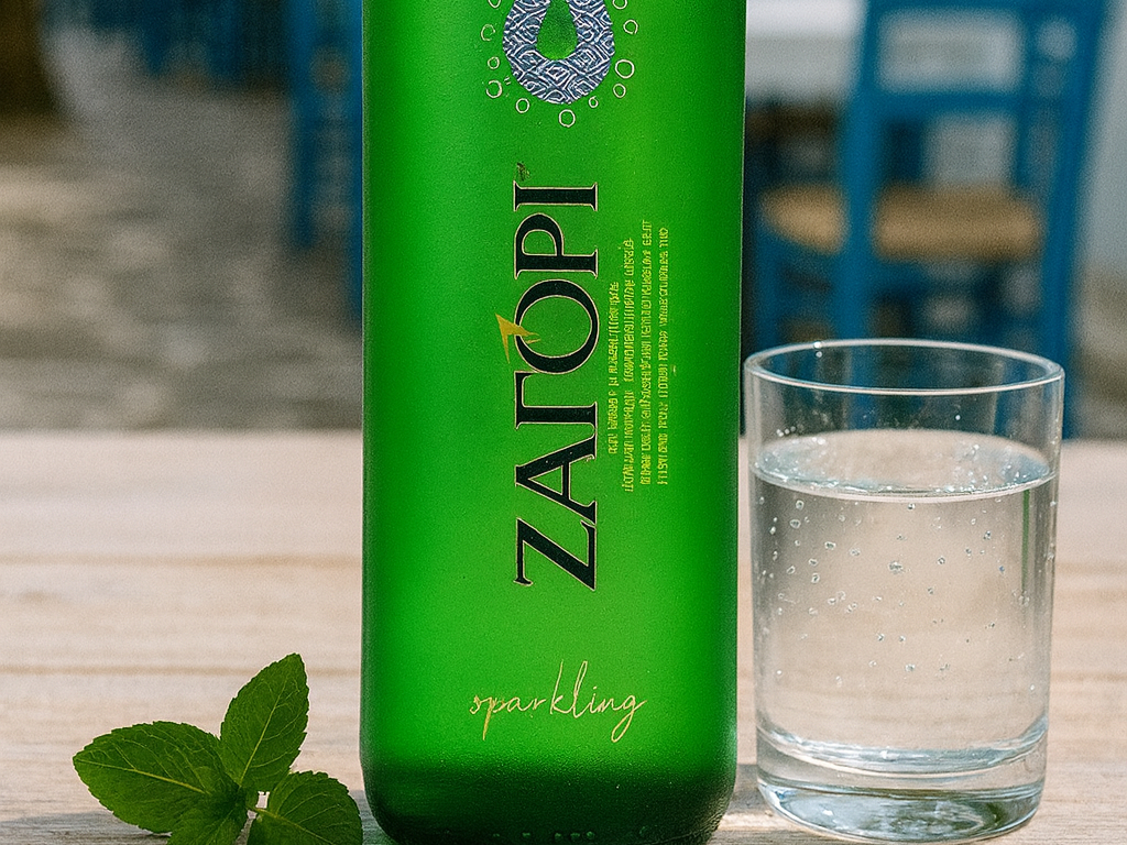 Zagori Greek Sparkling Water 750ml.