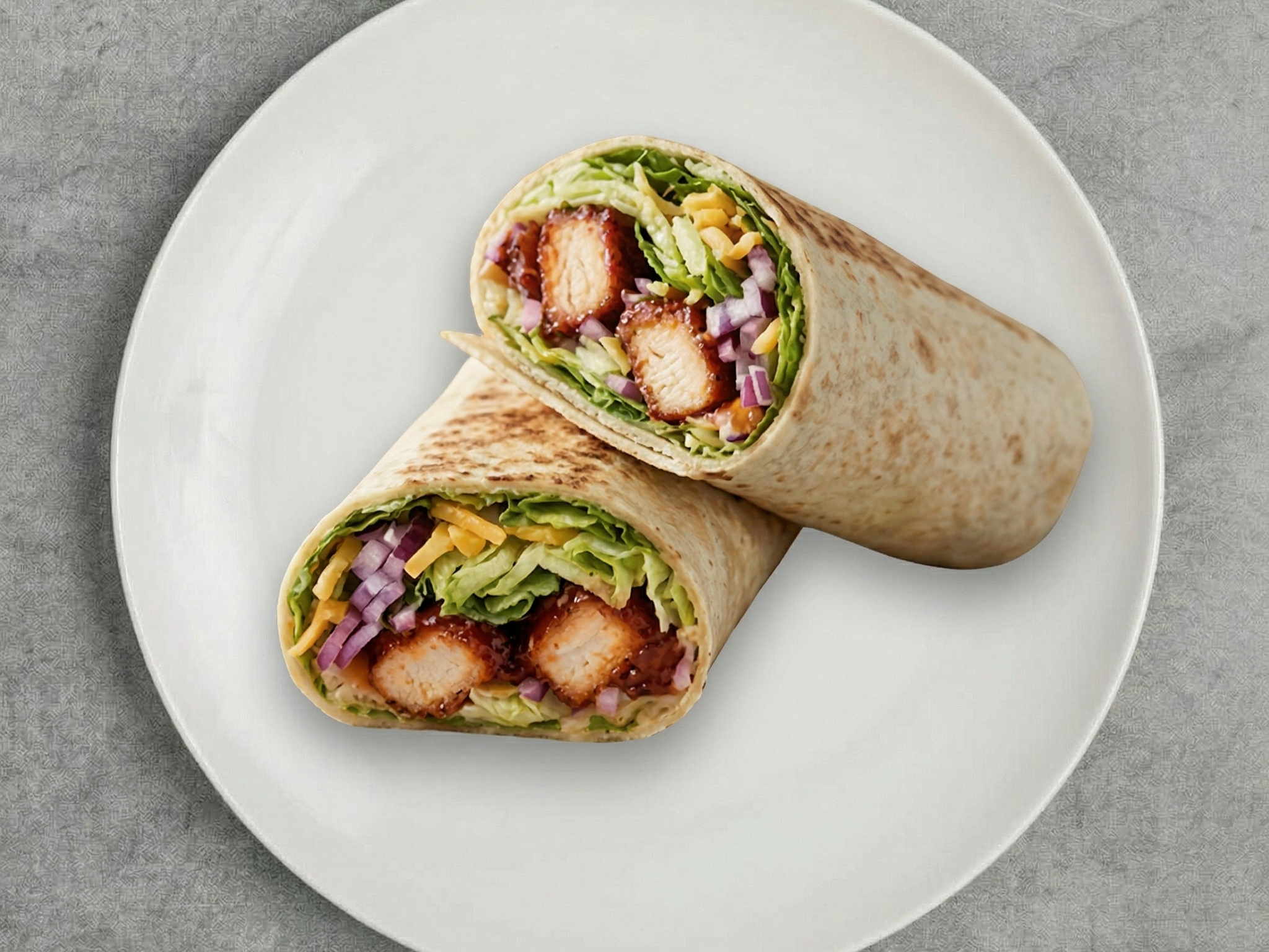 BBQ Chicken Wrap.