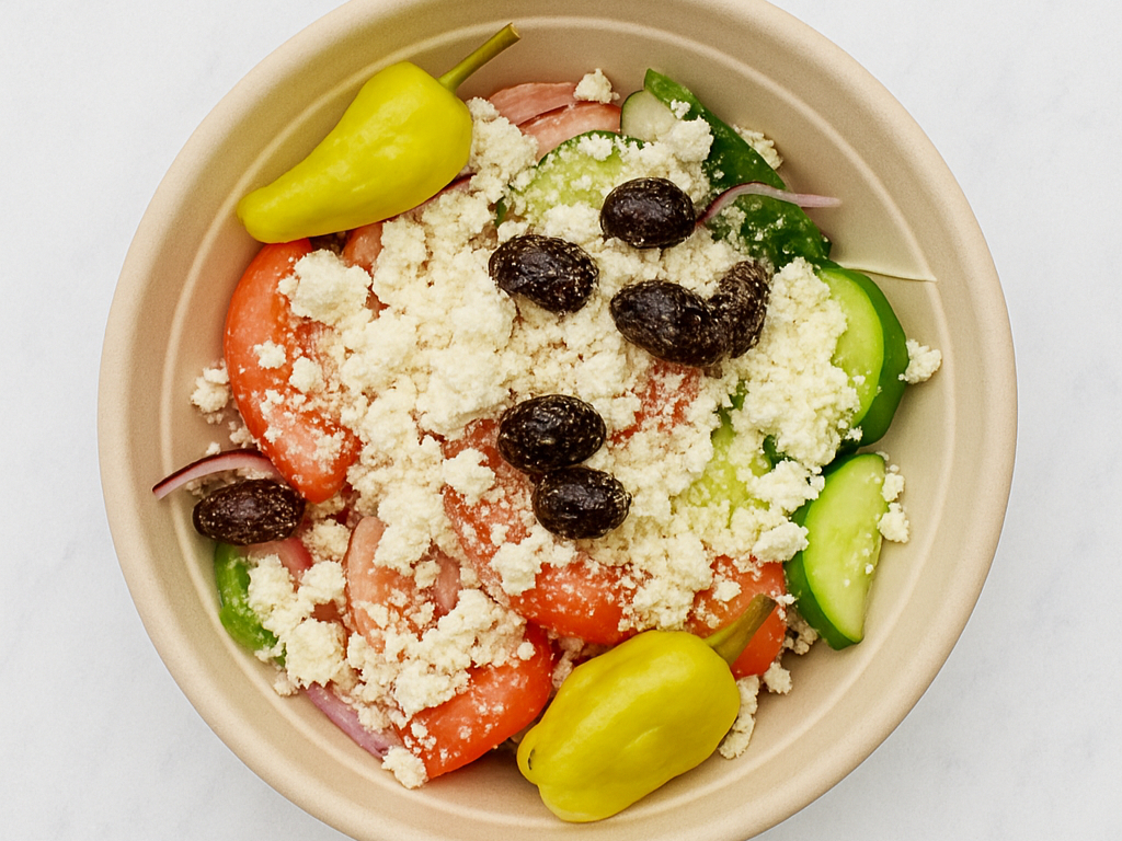 Traditional Greek Salad.