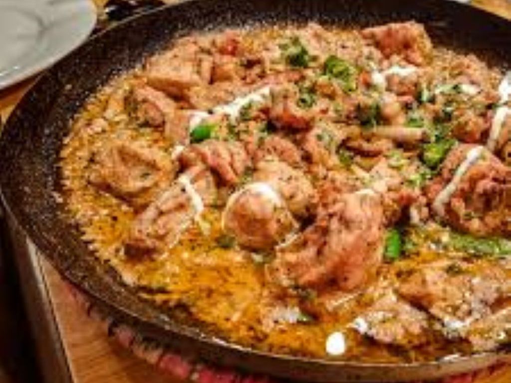 Chicken Butt Karahi Half.