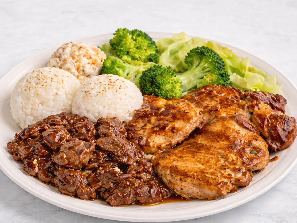 Chicken & Beef Combo.