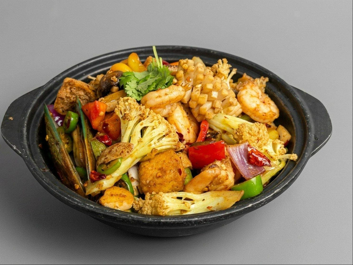 Seafood Dry Pot.