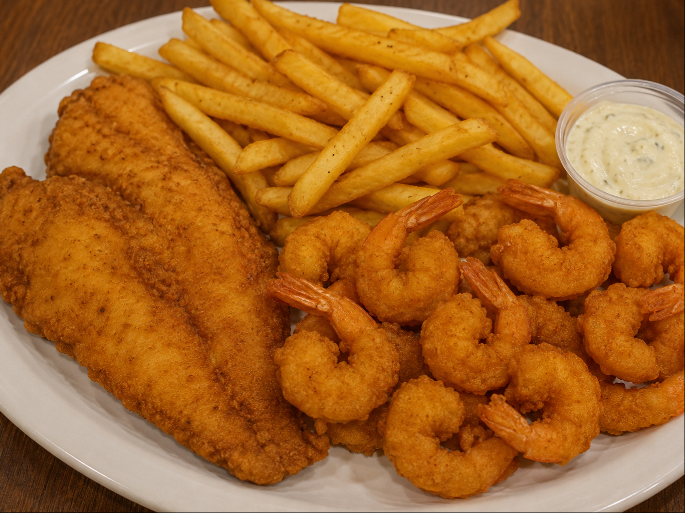 1 Swai 10 Shrimp