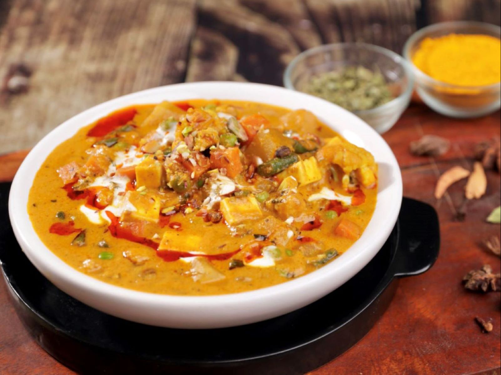 Navratan Shahi Korma.