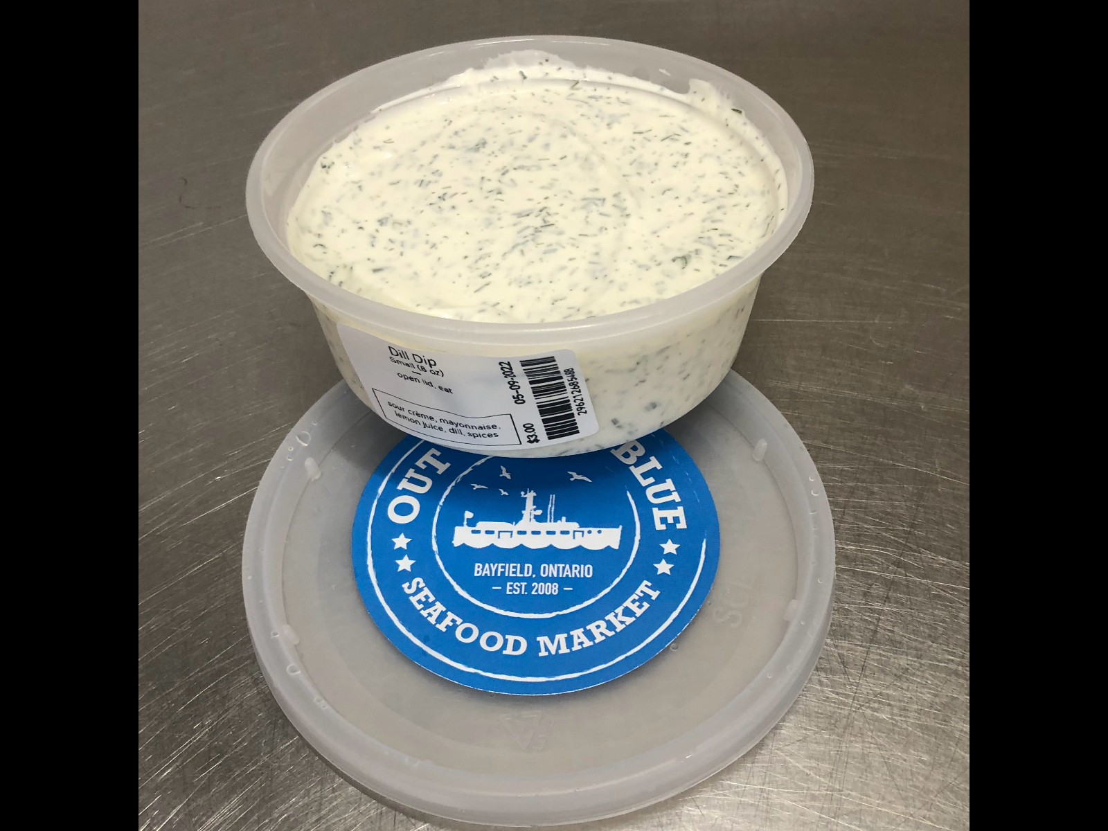 Out of the Blue // Seafood Market // Bayfield, Ontario // Dill Dip 8 oz