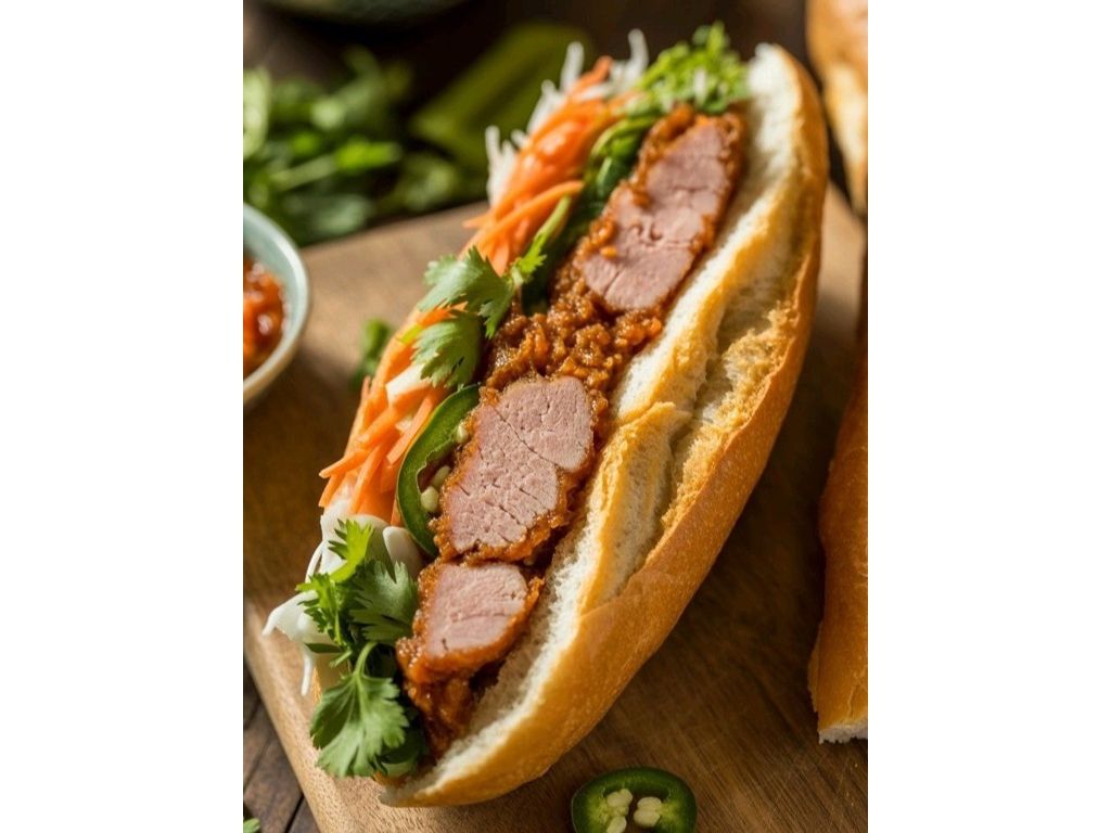 Crispy Chicken Banh Mi.