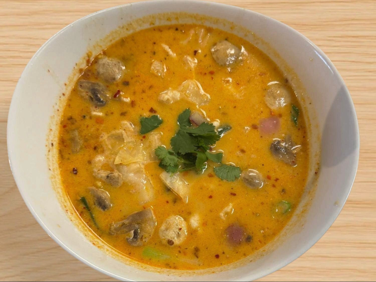 Tom Kha - 32 Oz With Jasmine Rice.
