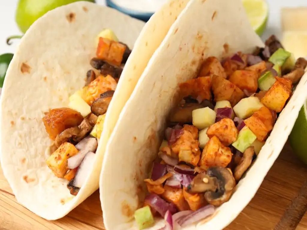 Mushroom & Squash Wraps