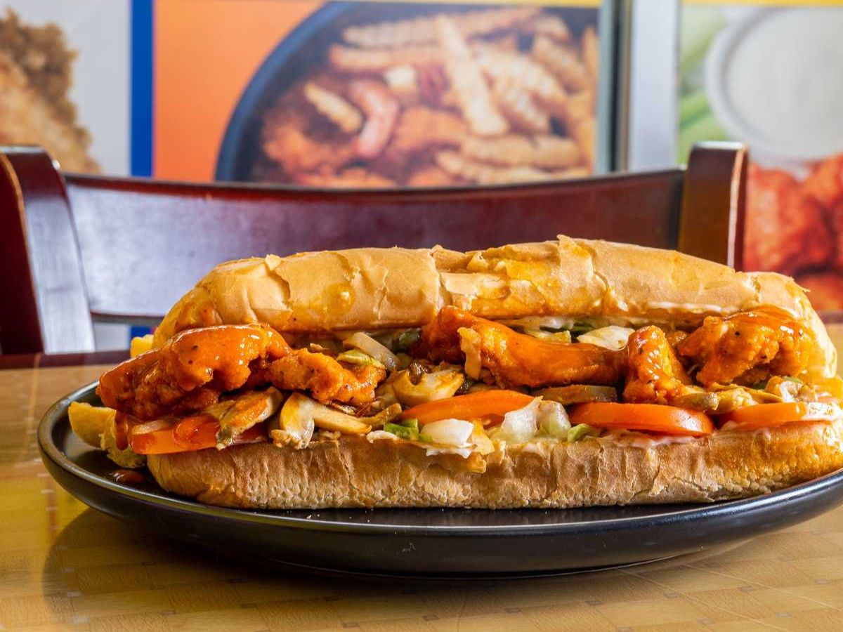 Buffalo Chicken wrap.
