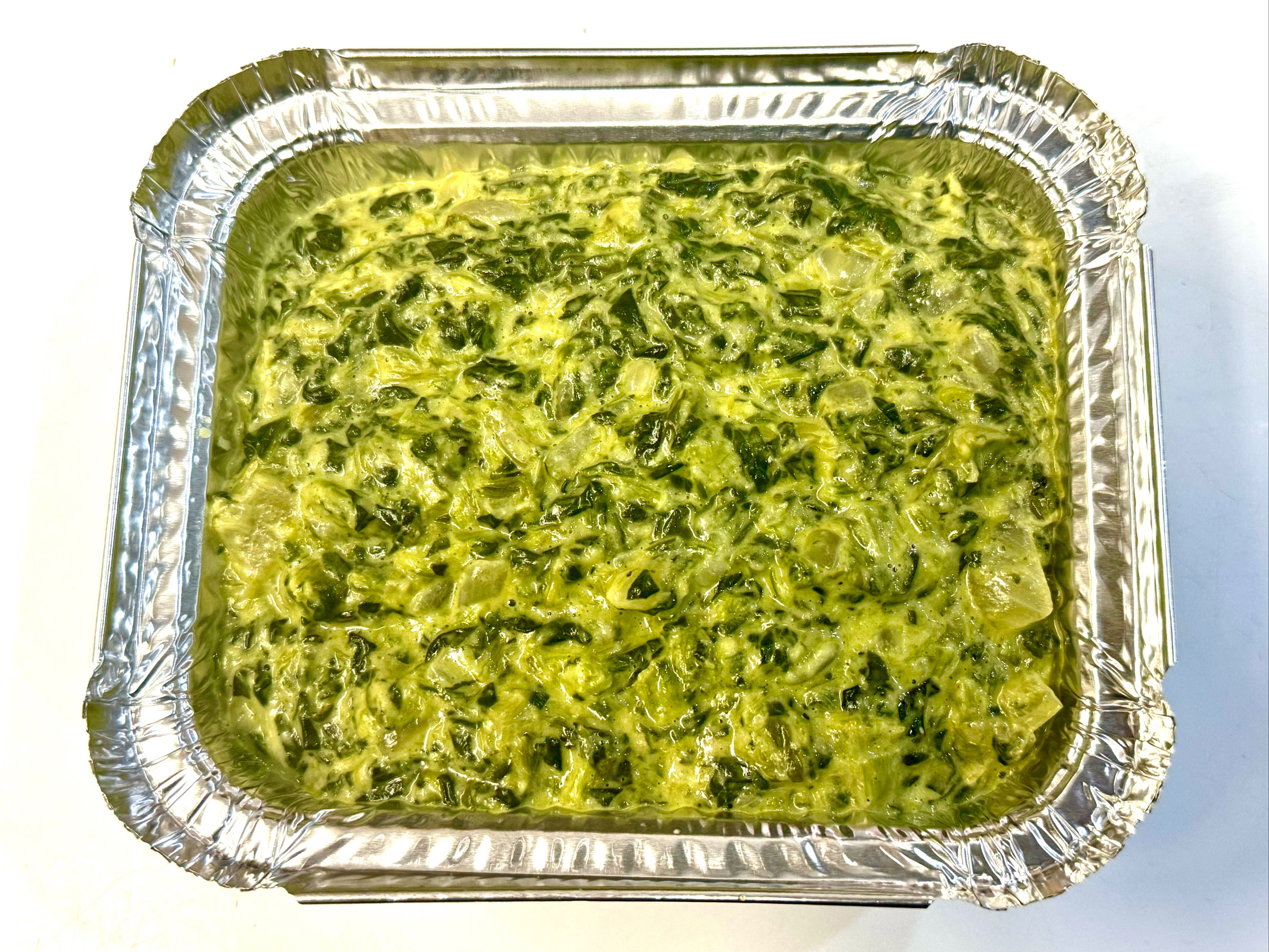 Homemade Creamed Spinach.