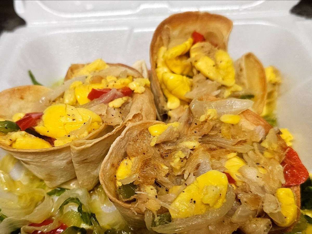Ackee & Saltfish Cups (3)
