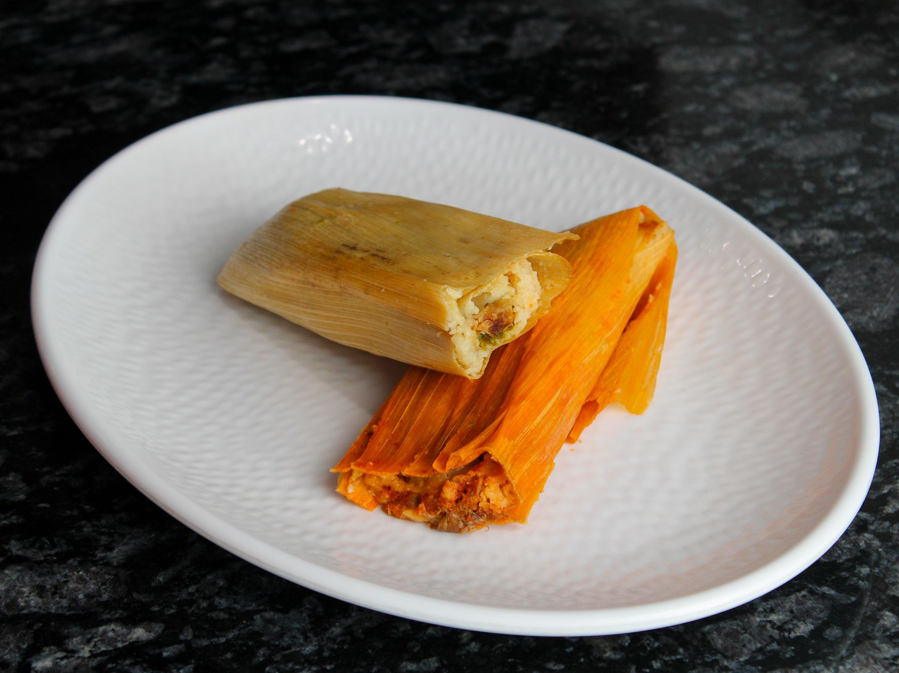 Tamal Rojo (Pork).