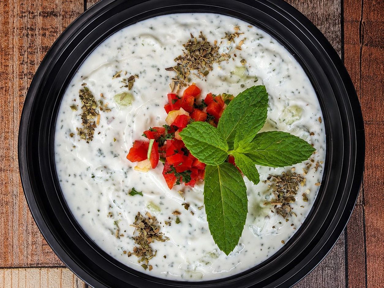 Yogurt with Cucumber.