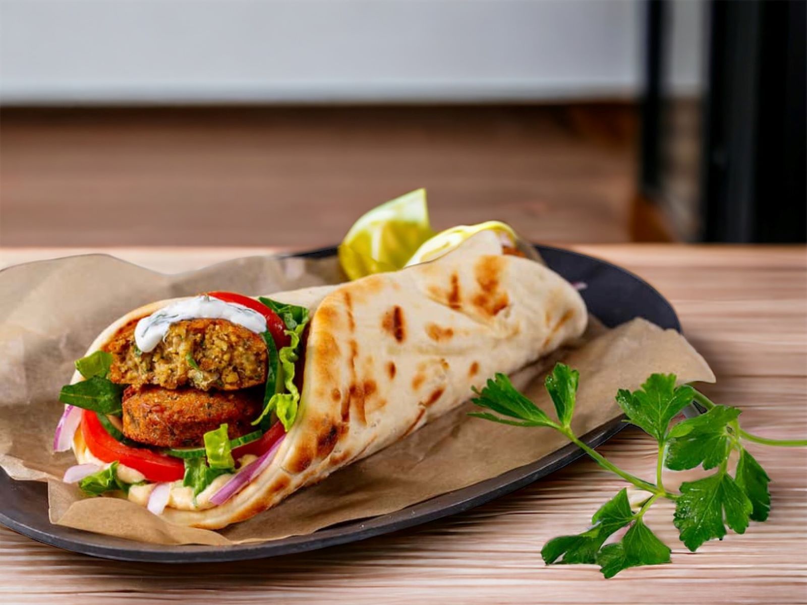 Falafel Wrap.