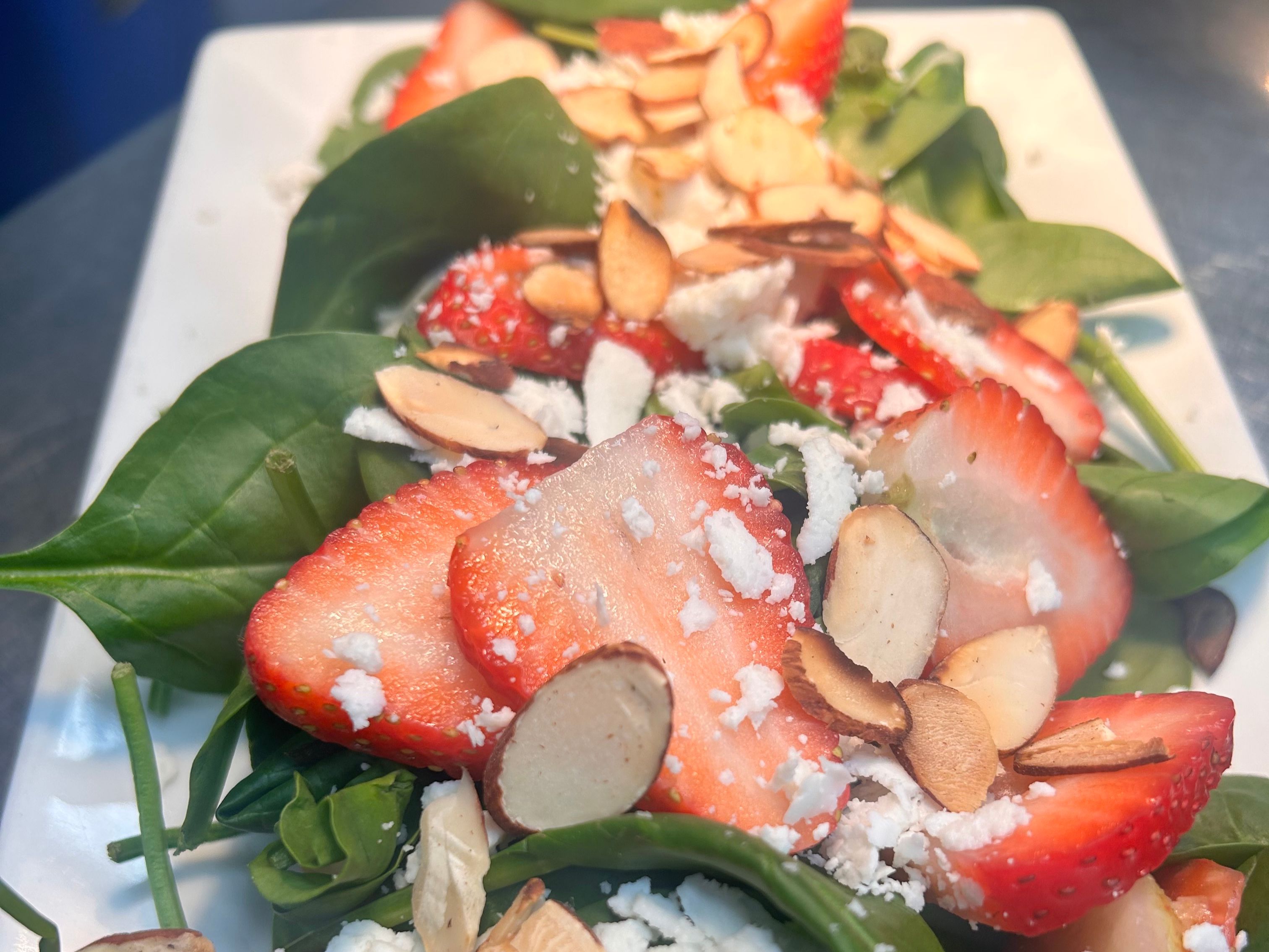 Strawberry Spinach Salad.