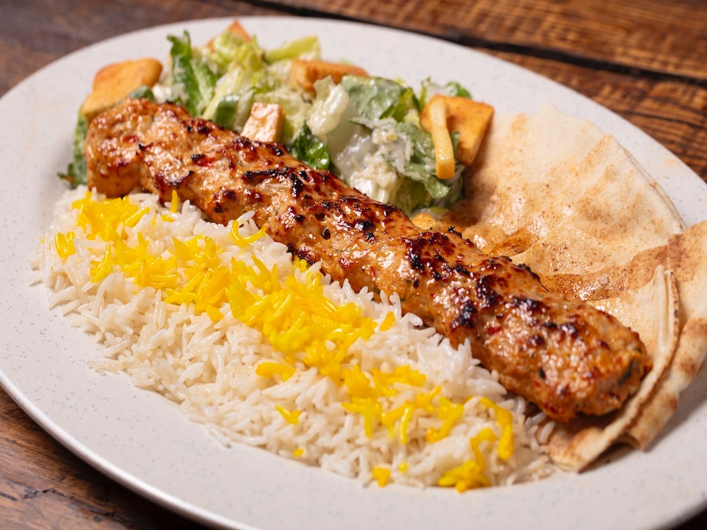 #3) Chicken Koobideh Plate