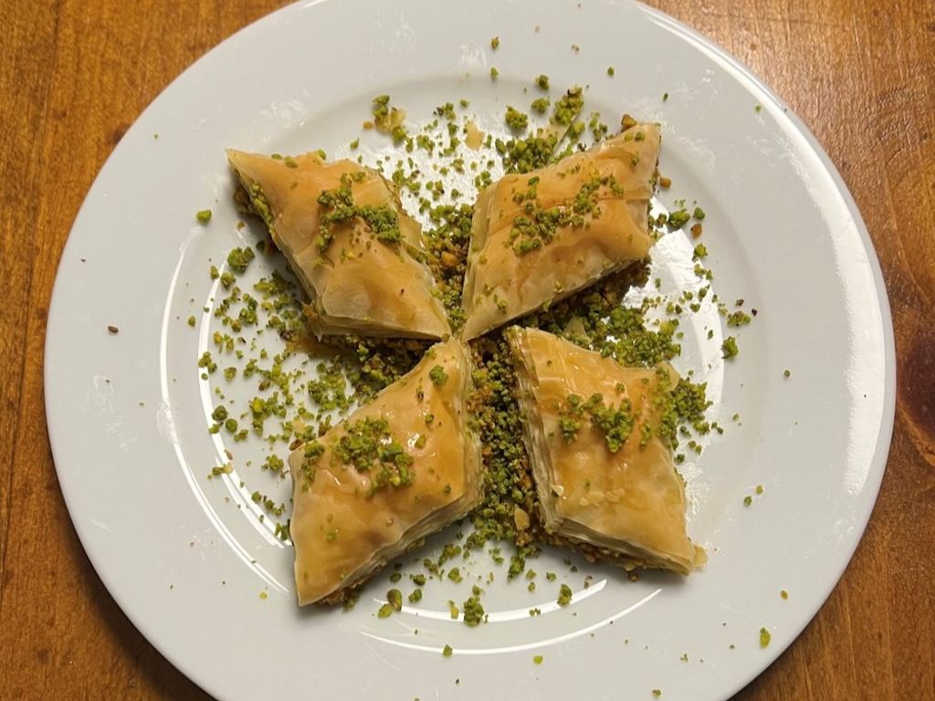 Pistachio Baklava.
