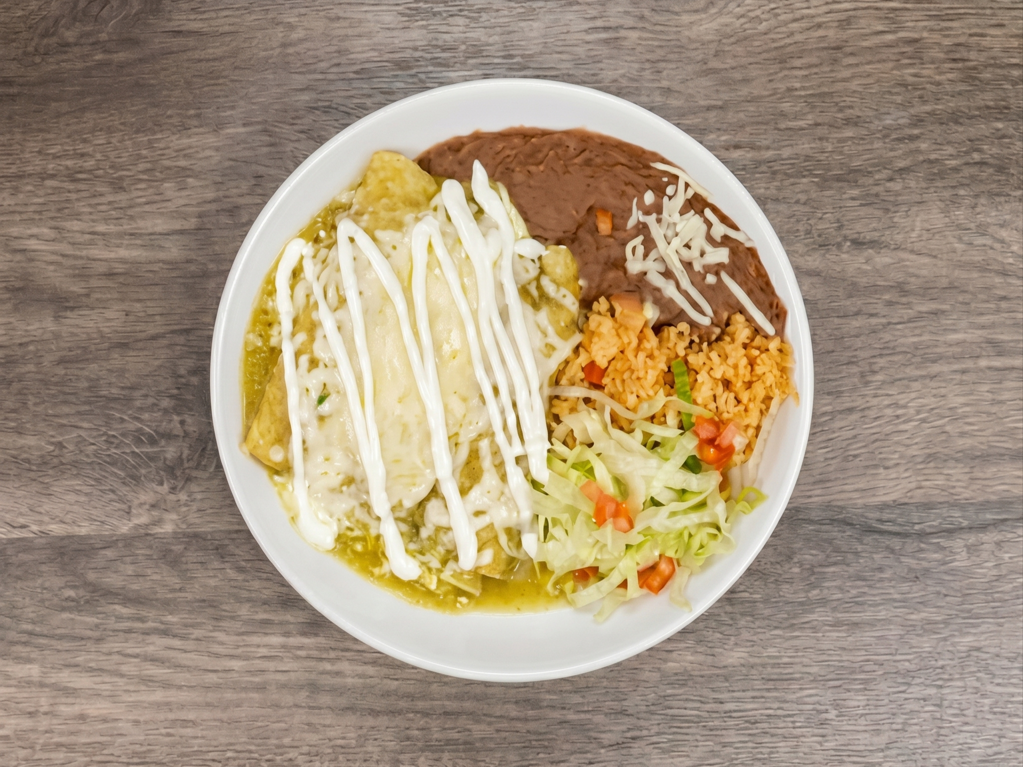 Enchiladas Verde Dinner