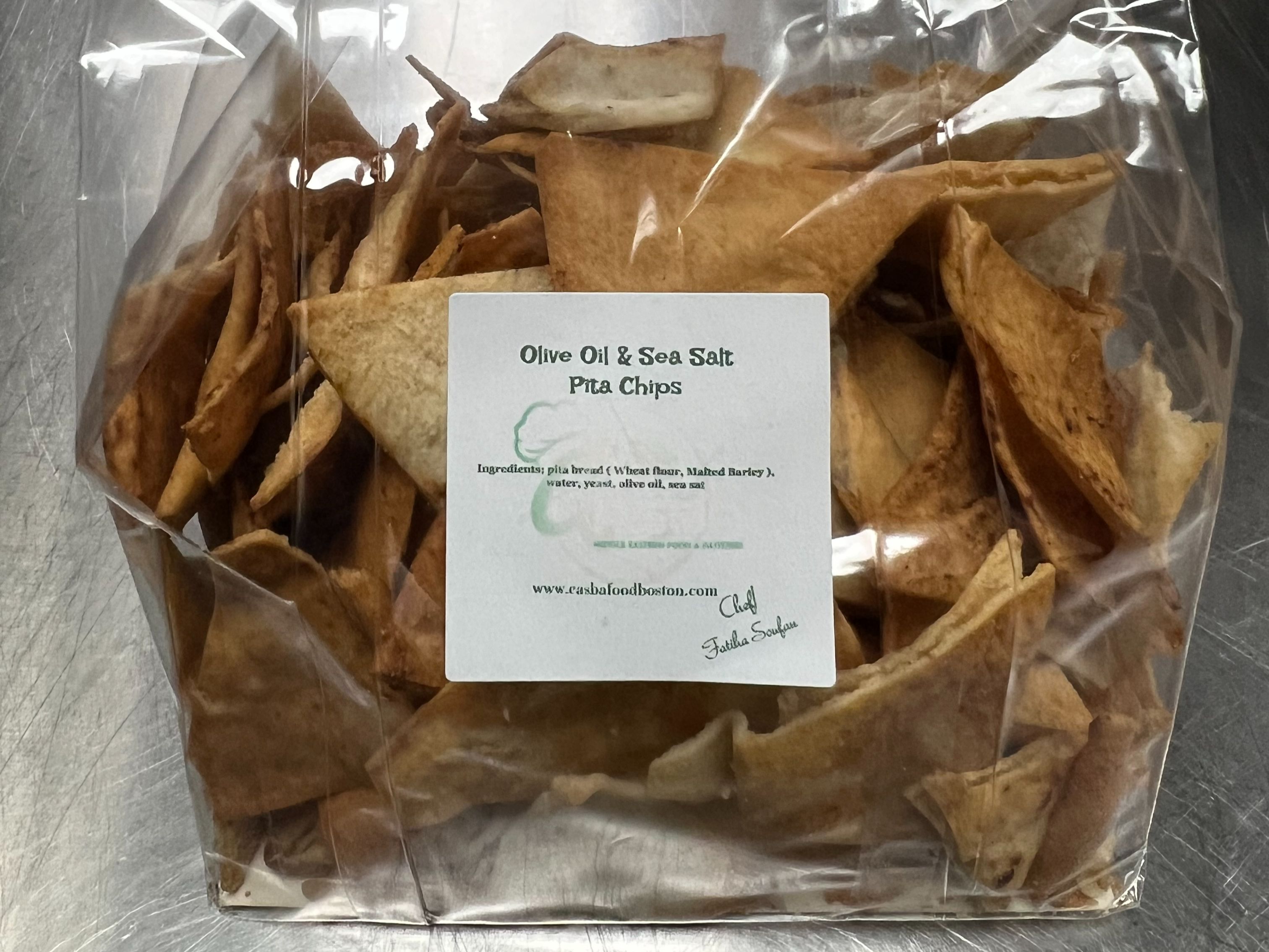 Pita Chips Olive Oil & Sea Salt.