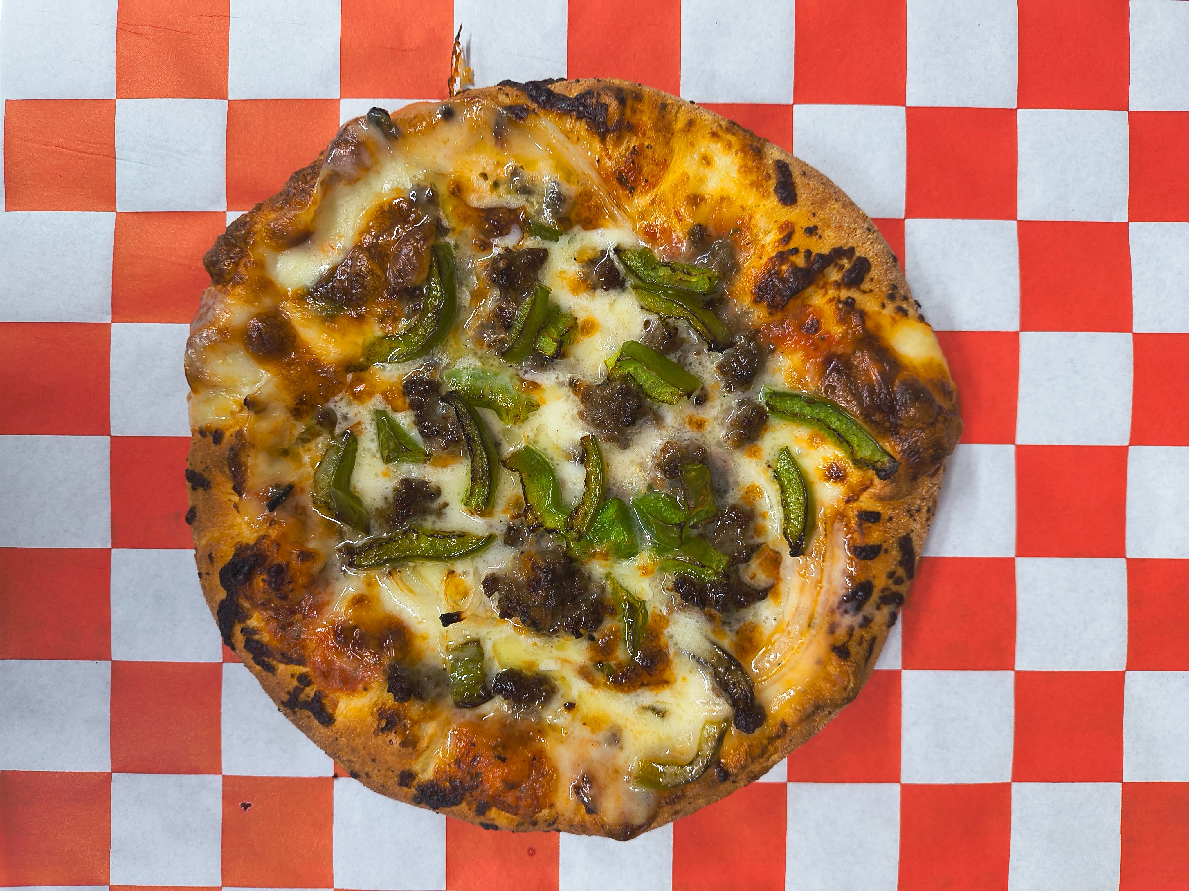 Philly Styled Pizza.