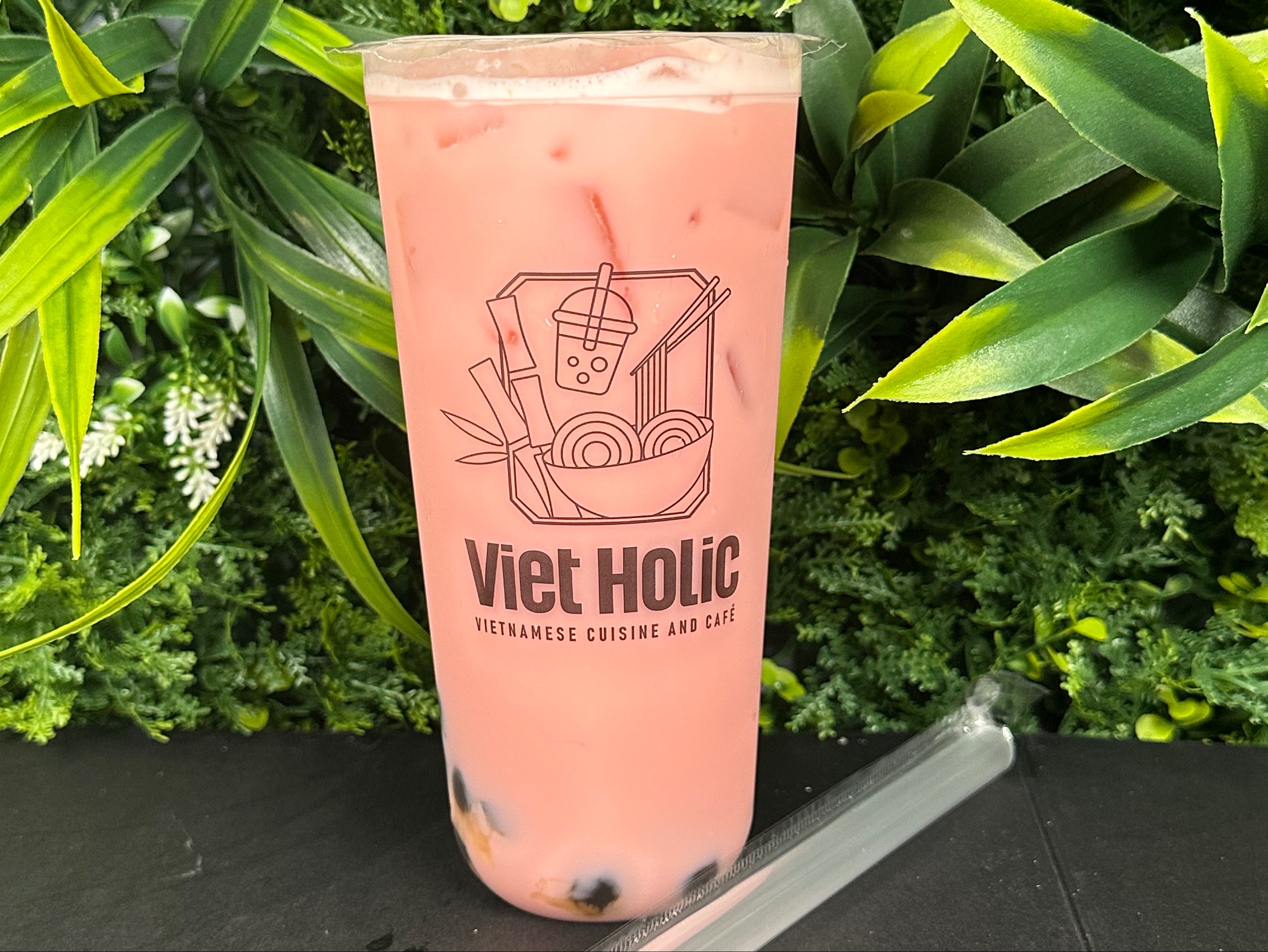 ROSE MILK TEA.