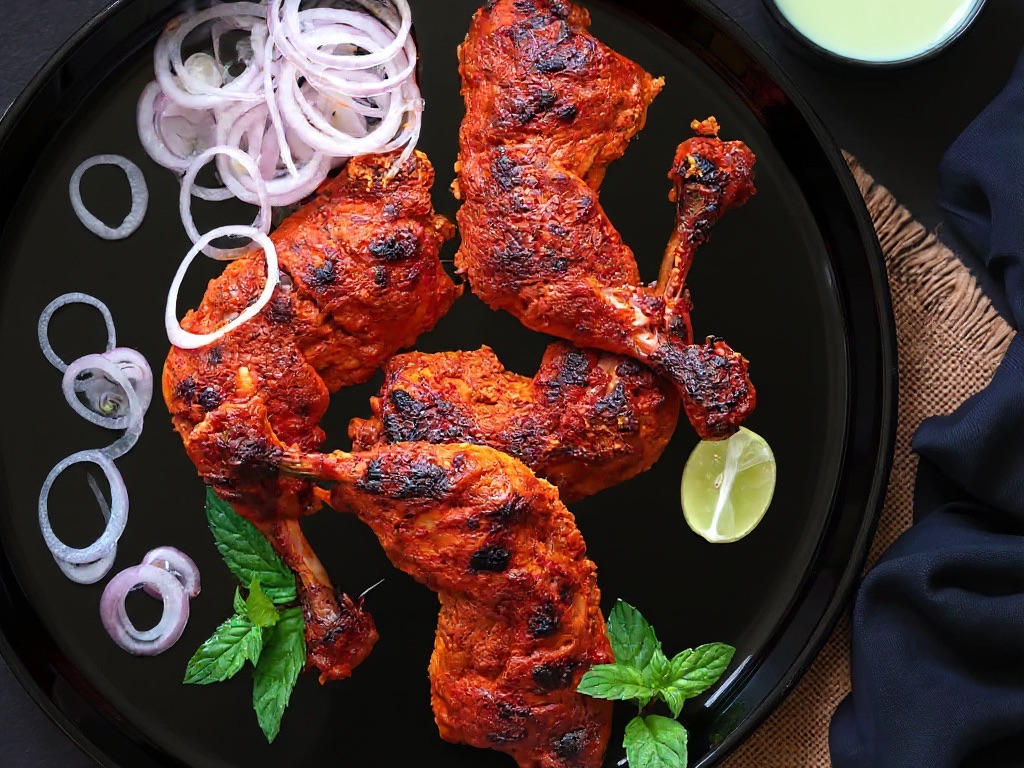 Chicken Tandoori Full 4 pieces.